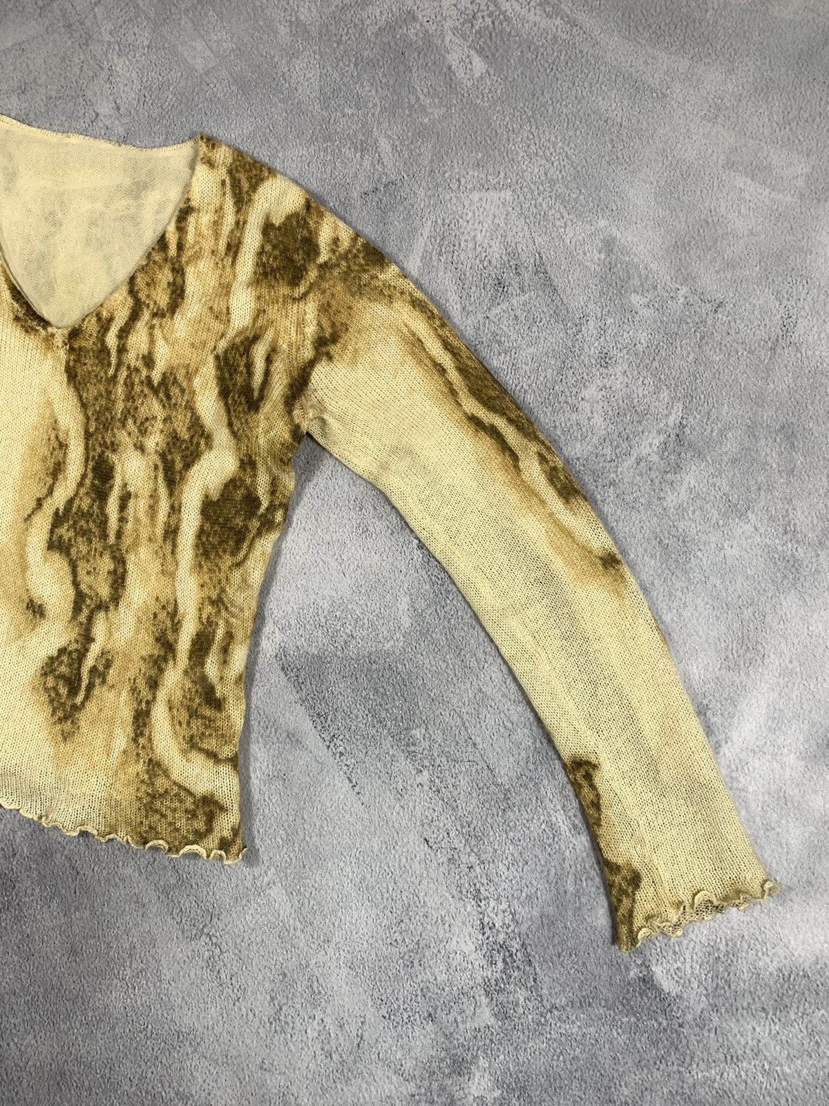 Japanese Brand × Vintage Vintage Y2K Japanese abstract sweater opium size M/L Size M / US 6-8 / IT 42-44 - 6 Thumbnail