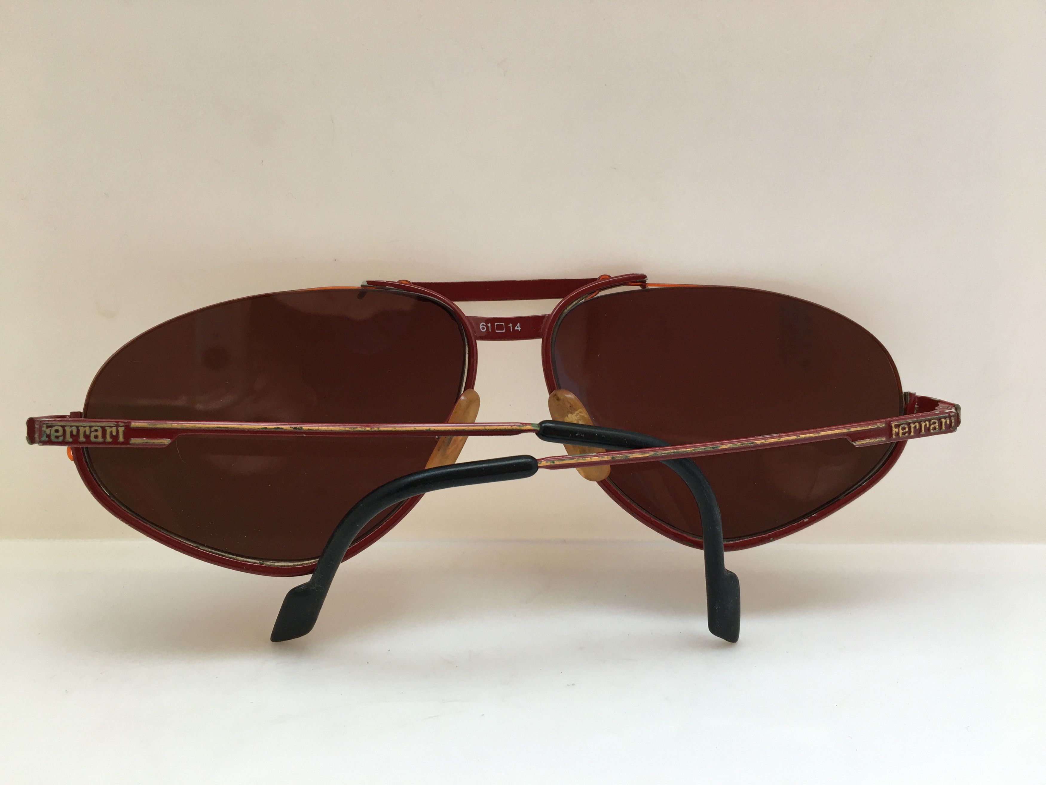 Ferrari Vintage Ferrari Red Sunglasses Frame Italy Size ONE SIZE - 7 Thumbnail