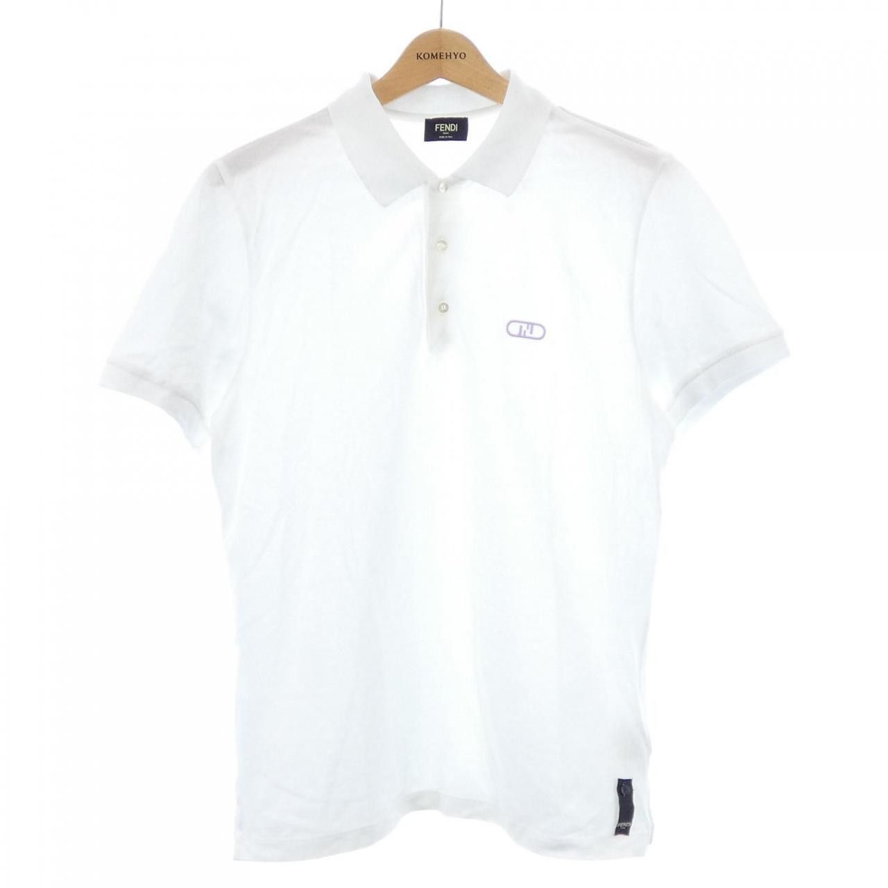 Fendi Fendi Fendi Polo Shirt Cotton Tops FY0985APMV DUTY FREE for USA Size ONE SIZE - 1 Thumbnail