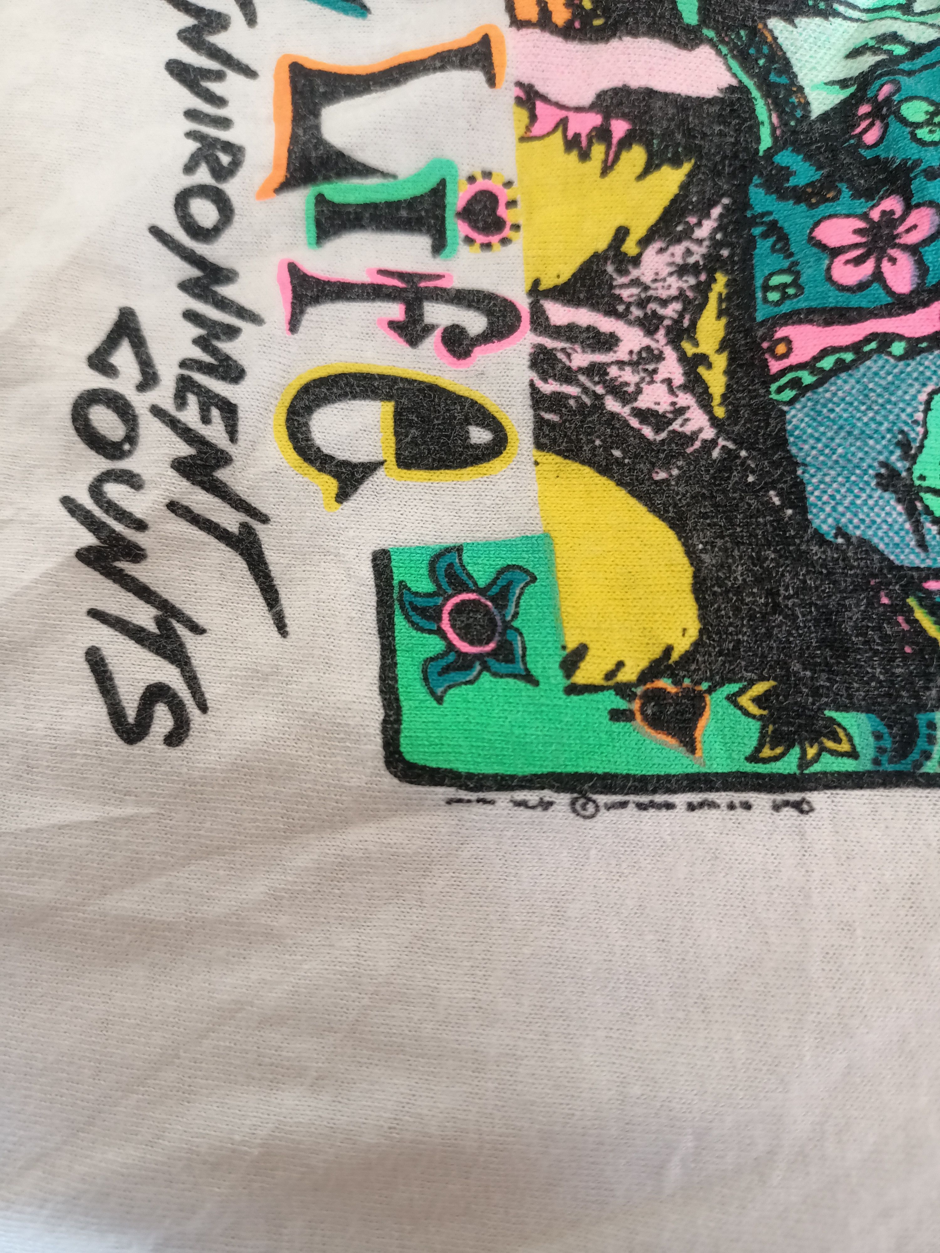 Hanes Vintage Rare Surfing t-shirt by Hanes Made in Usa Size US M / EU 48-50 / 2 - 6 Thumbnail