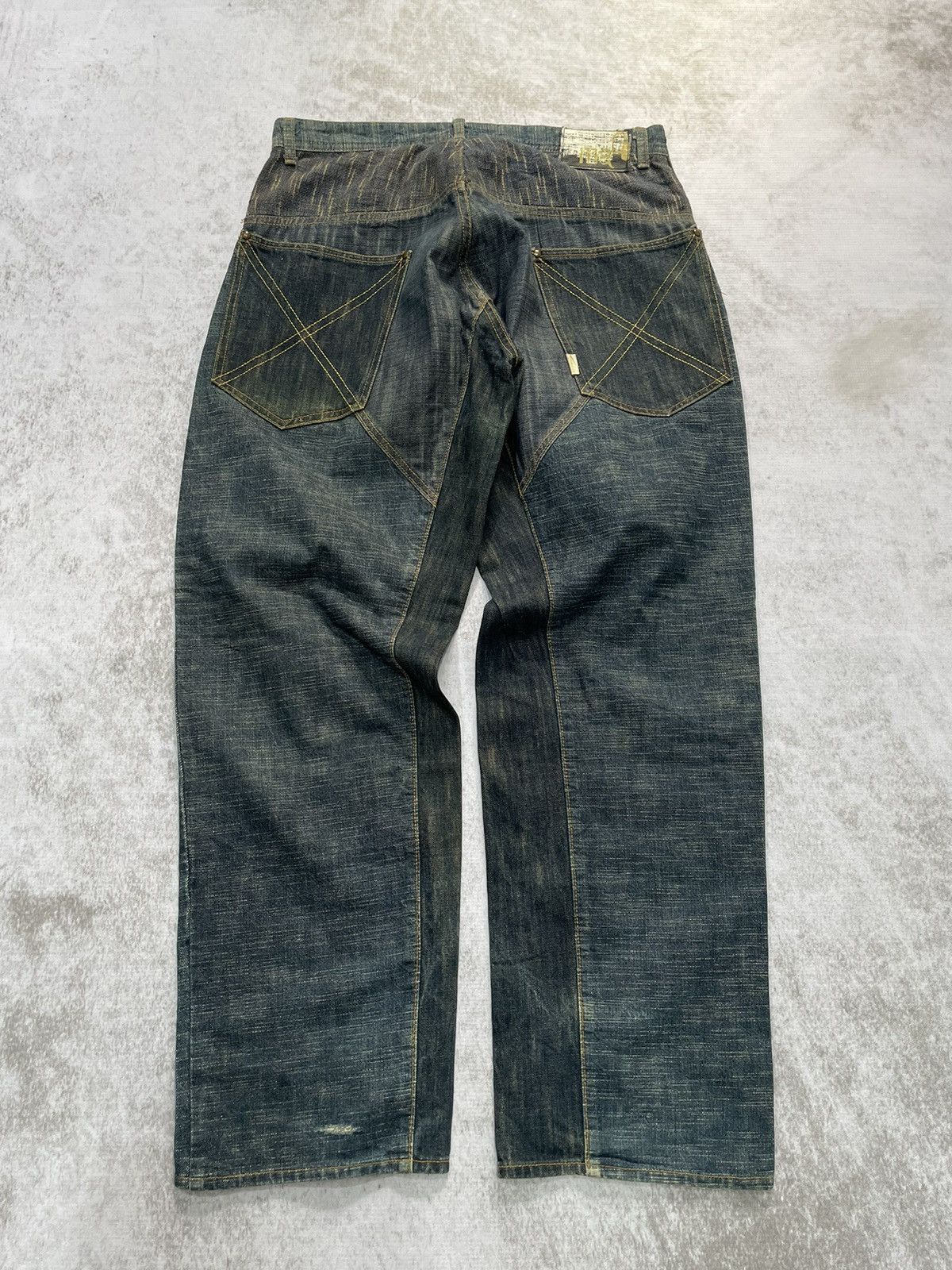 If Six Was Nine × Japanese Brand × Le Grande Bleu (L.G.B.) 2000s hybrid jeans japan denim pants y2k style Size US 32 / EU 48 - 6 Thumbnail
