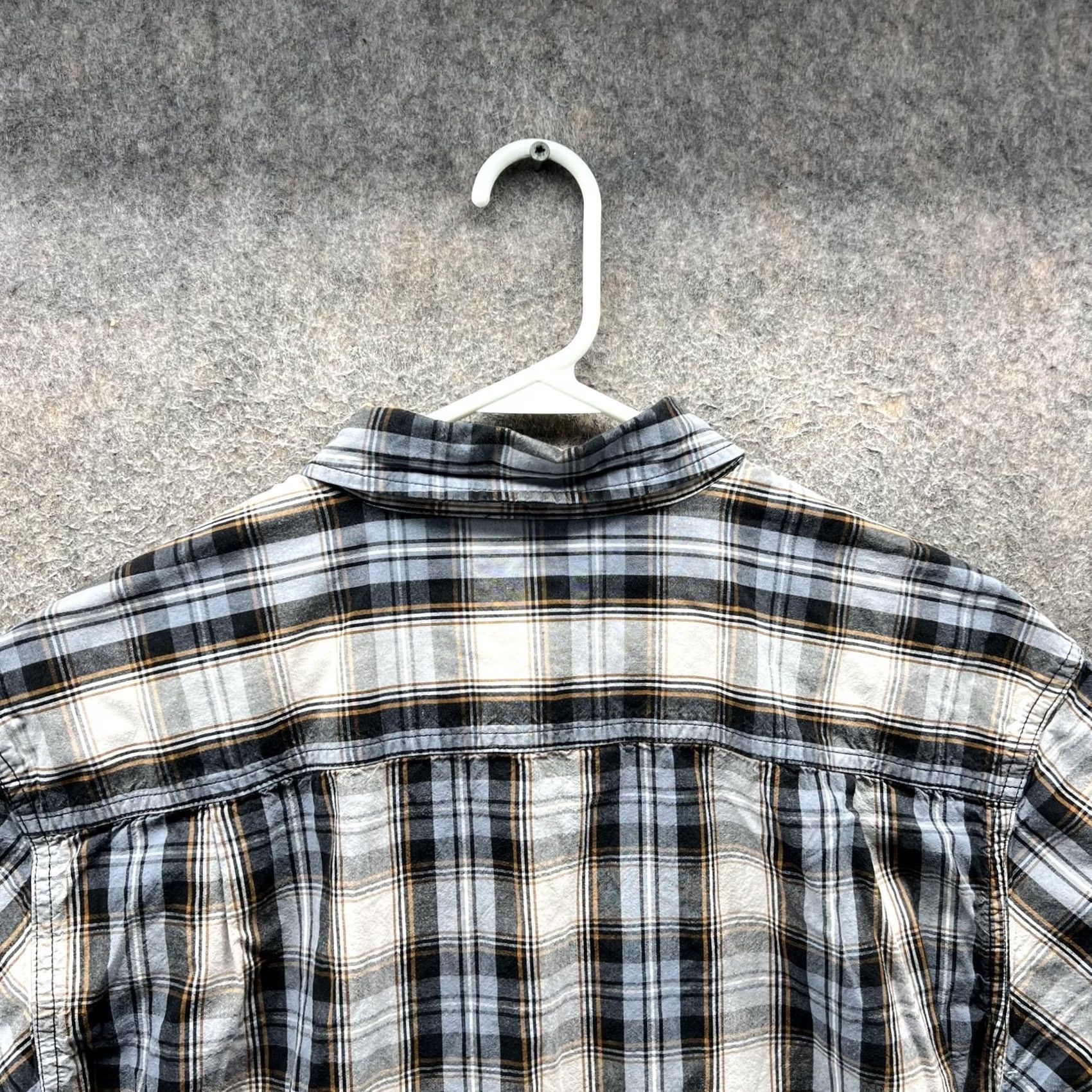Carhartt Carhartt Shirt Mens Large Gray Plaid Short Sleeve Button Front Relaxed Fit Size US L / EU 52-54 / 3 - 7 Thumbnail