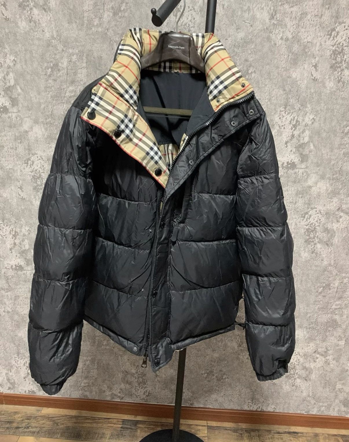 Burberry BURBERRY Reversible Check Down Jacket Size US M / EU 48-50 / 2 - 4 Thumbnail