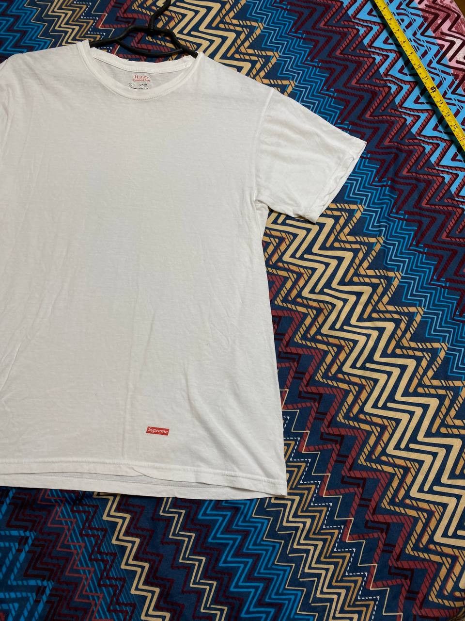 Hanes Streetwear T-Shirt Hanes logo Supreme Y2K Vintage Size US S / EU 44-46 / 1 - 5 Thumbnail