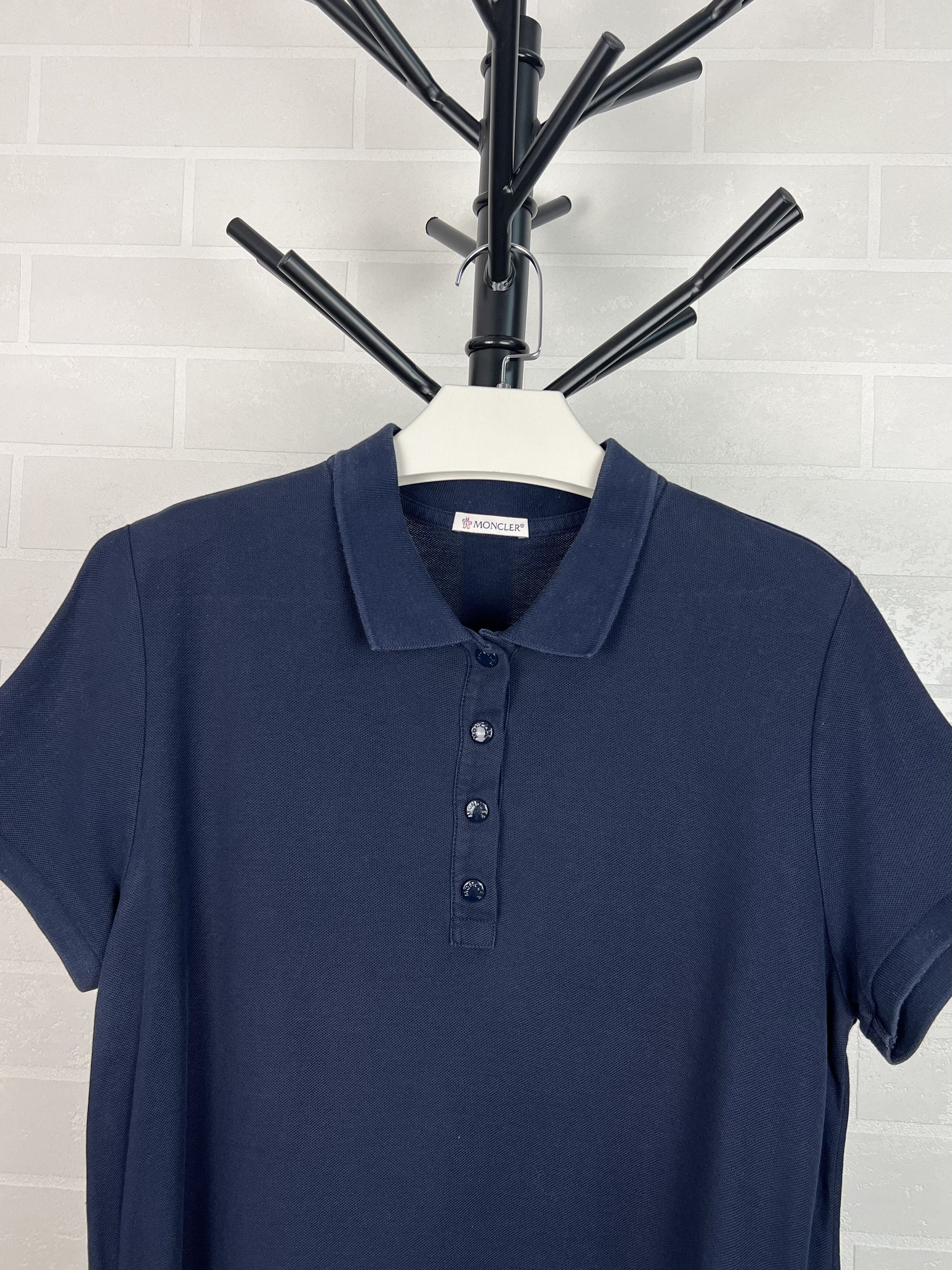Moncler MONCLER Polo Shirt Cotton Short Sleeve Slim 4 Button Side Size US S / EU 44-46 / 1 - 2 Thumbnail