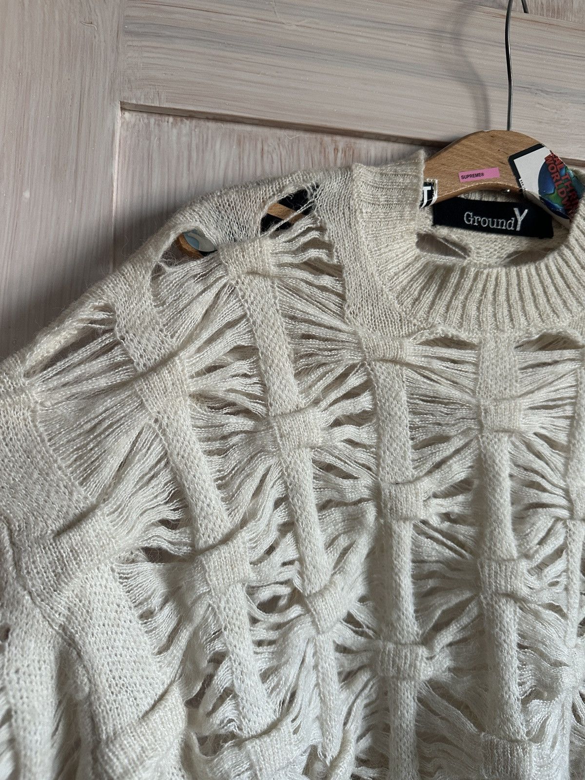 Ground Y × Yohji Yamamoto Ground Y Yohji Yamamoto knit sweater destroyed Size US M / EU 48-50 / 2 - 4 Thumbnail
