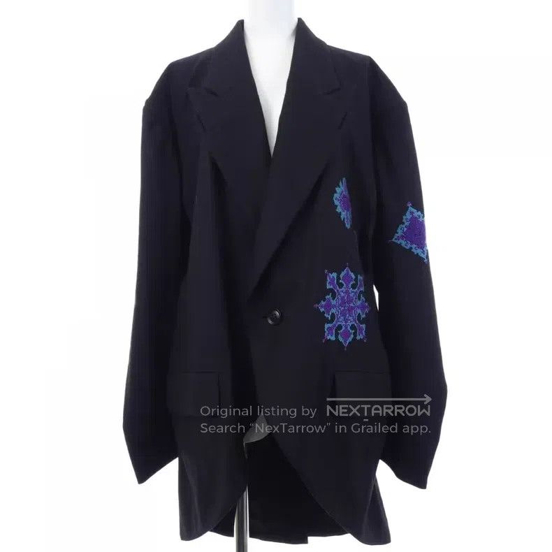 Yohji Yamamoto Yohji Yamamoto size 1 19 aw snowflake suits Size 34R - 2 Thumbnail