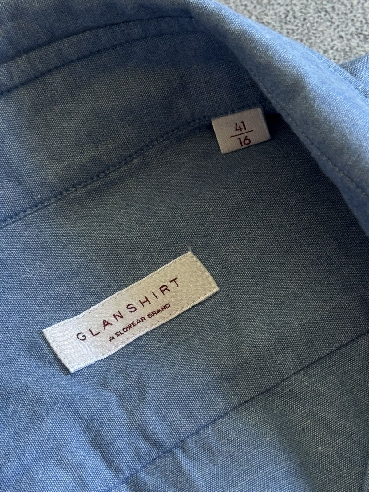 Glanshirt Glanshirt 41/16 size slowear japan brand button up shirt 👔 Size US M / EU 48-50 / 2 - 5 Thumbnail