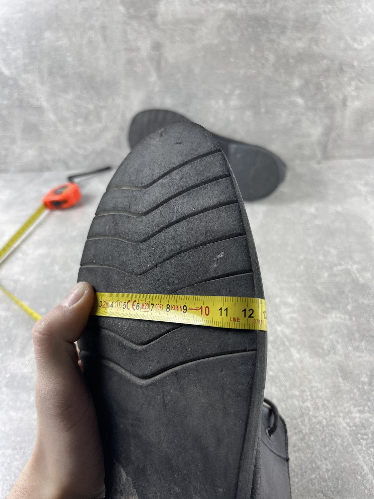 Other Avant Garde Vintage Black Leather Derby Boots Italian Made Size US 8 / EU 41 - 12 Thumbnail