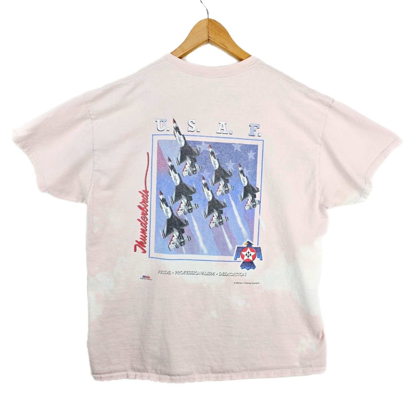 Other Vintage Air Force Thunderbirds USAF Shirt XL Bleached Stains Size US XL / EU 56 / 4 - 1 Thumbnail