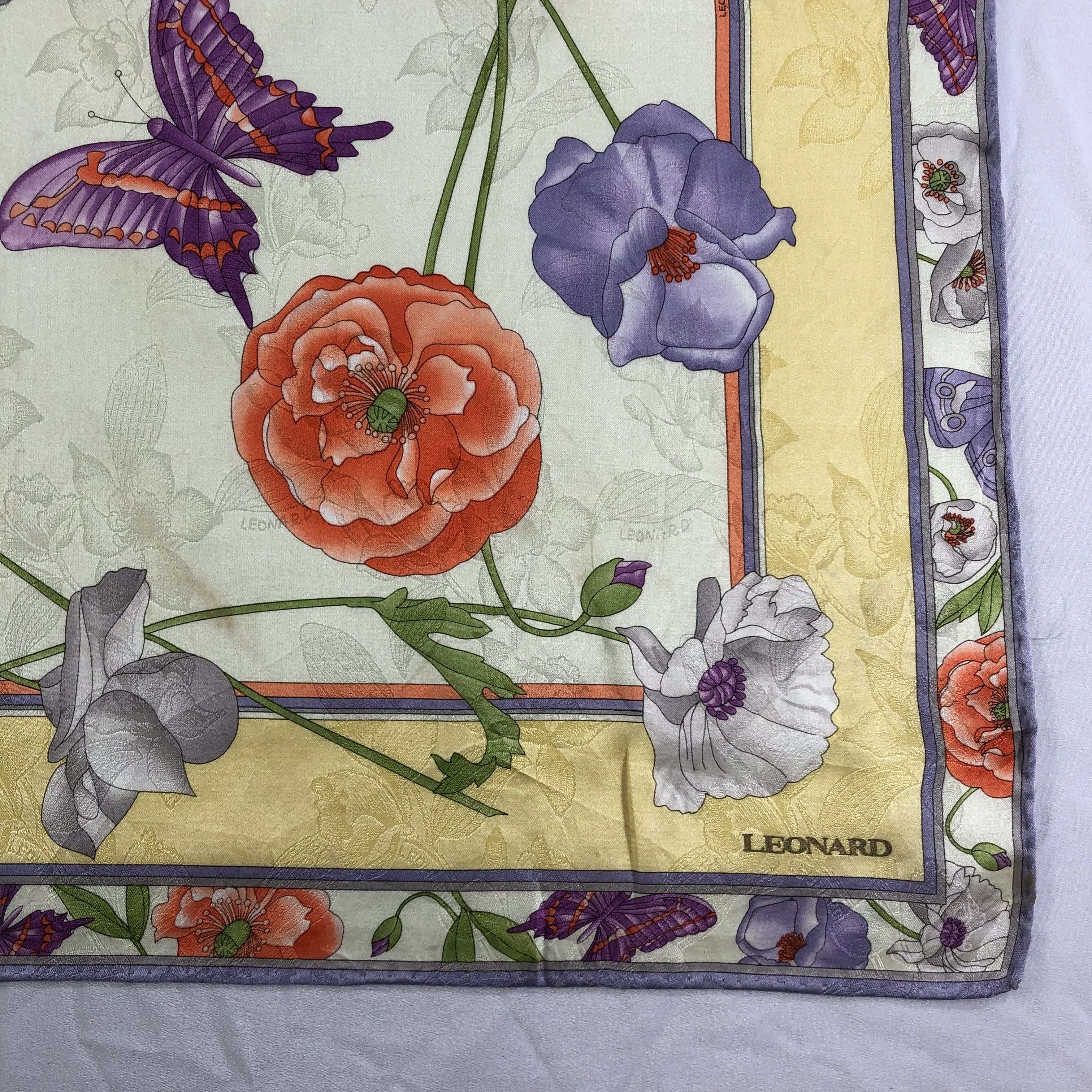 Vintage Vintage Leonard Silk Scarf Size ONE SIZE - 4 Thumbnail