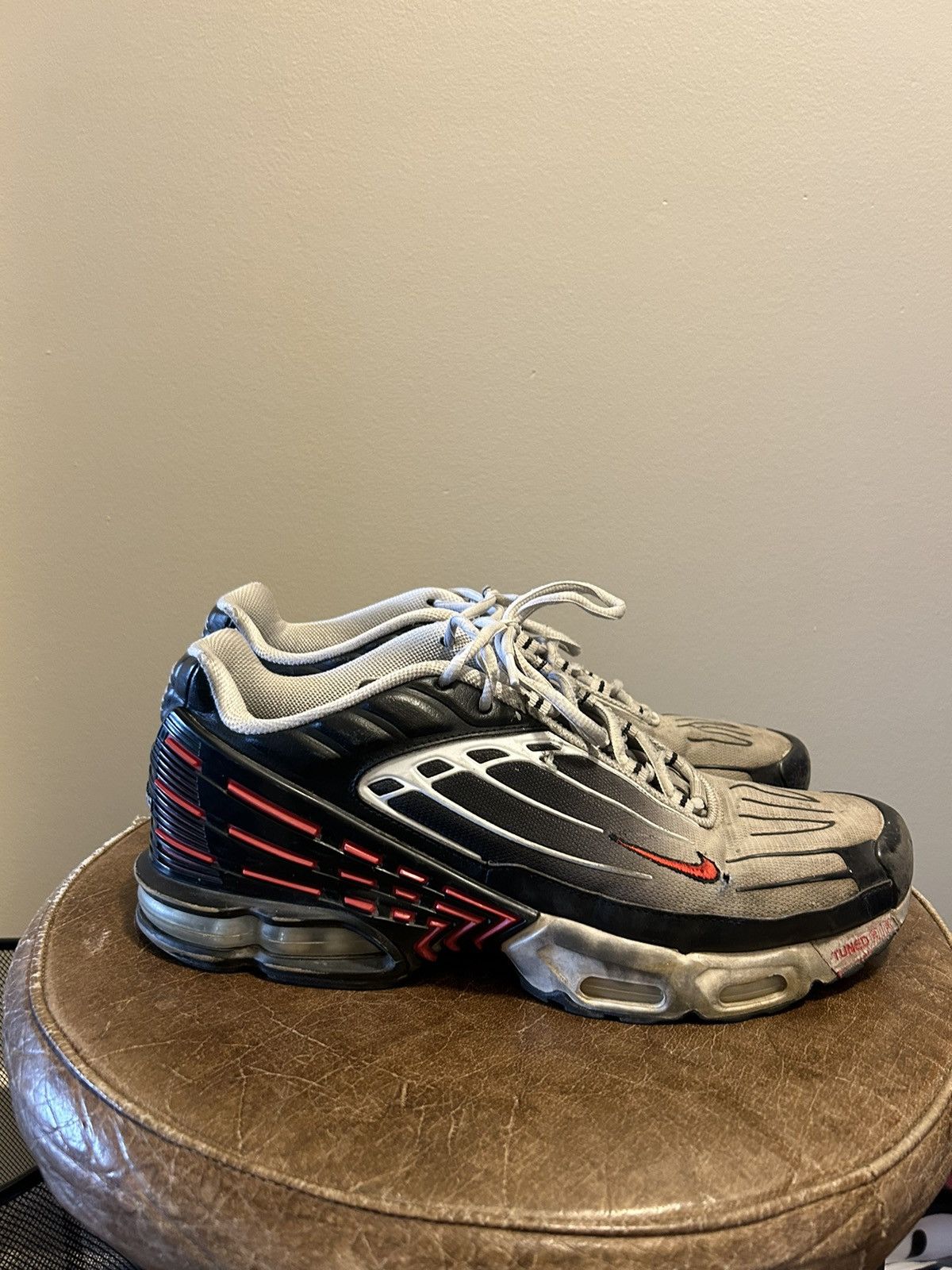 Other Nike Air Max Plus 3 Black Red Size US 12 / EU 45 - 2 Thumbnail