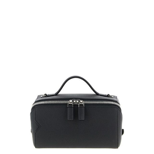 Valextra VALEXTRA V-Line Black Top Handle Bag New And Authentic Size ONE SIZE - 1 Thumbnail
