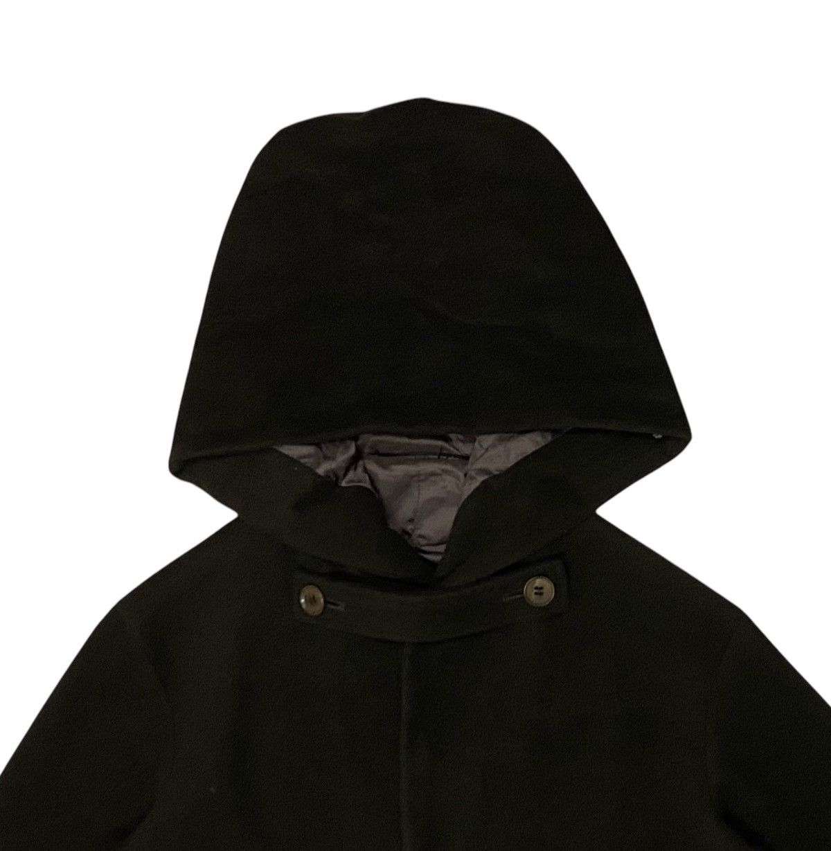 Yohji Yamamoto Y’s Yohji Yamamoto Wool Hoodie Long Coats Size L / US 10 / IT 46 - 6 Thumbnail