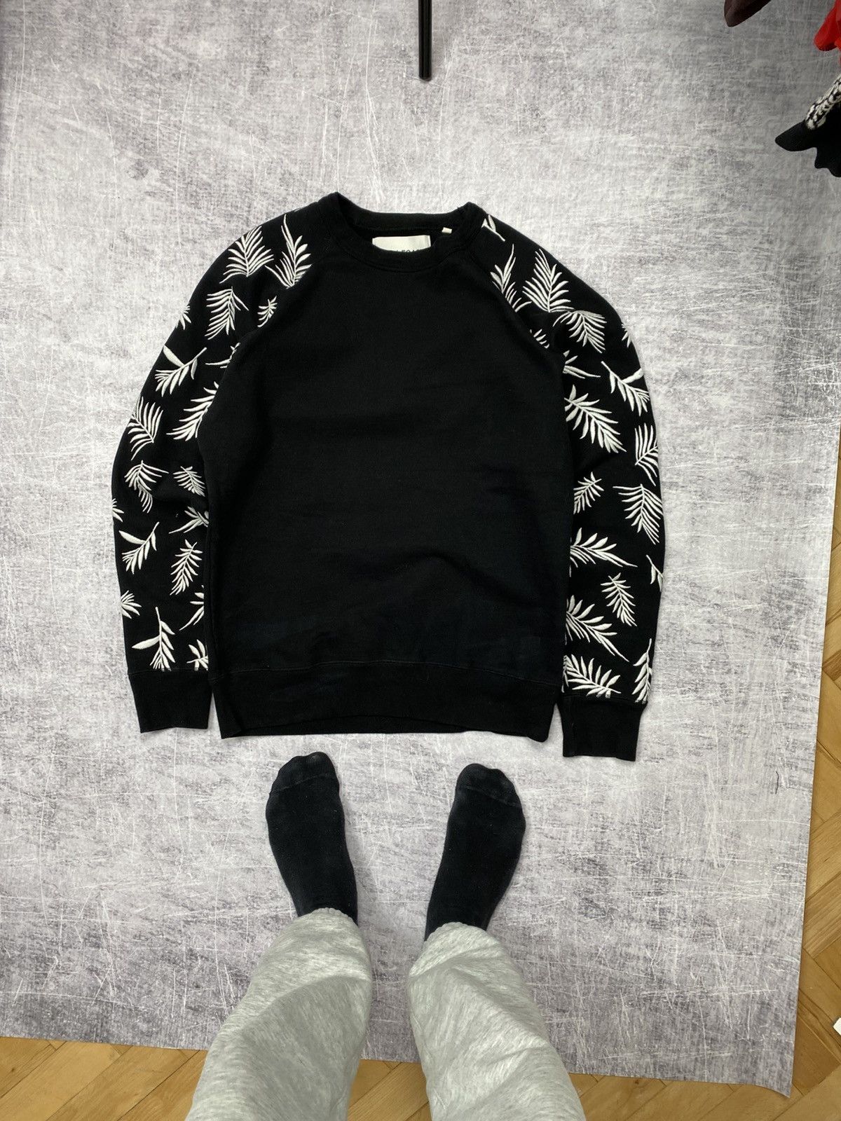 Our Legacy Vintage y2k sweatshirt Our Legacy Black emb Plants Size US S / EU 44-46 / 1 - 1 Thumbnail