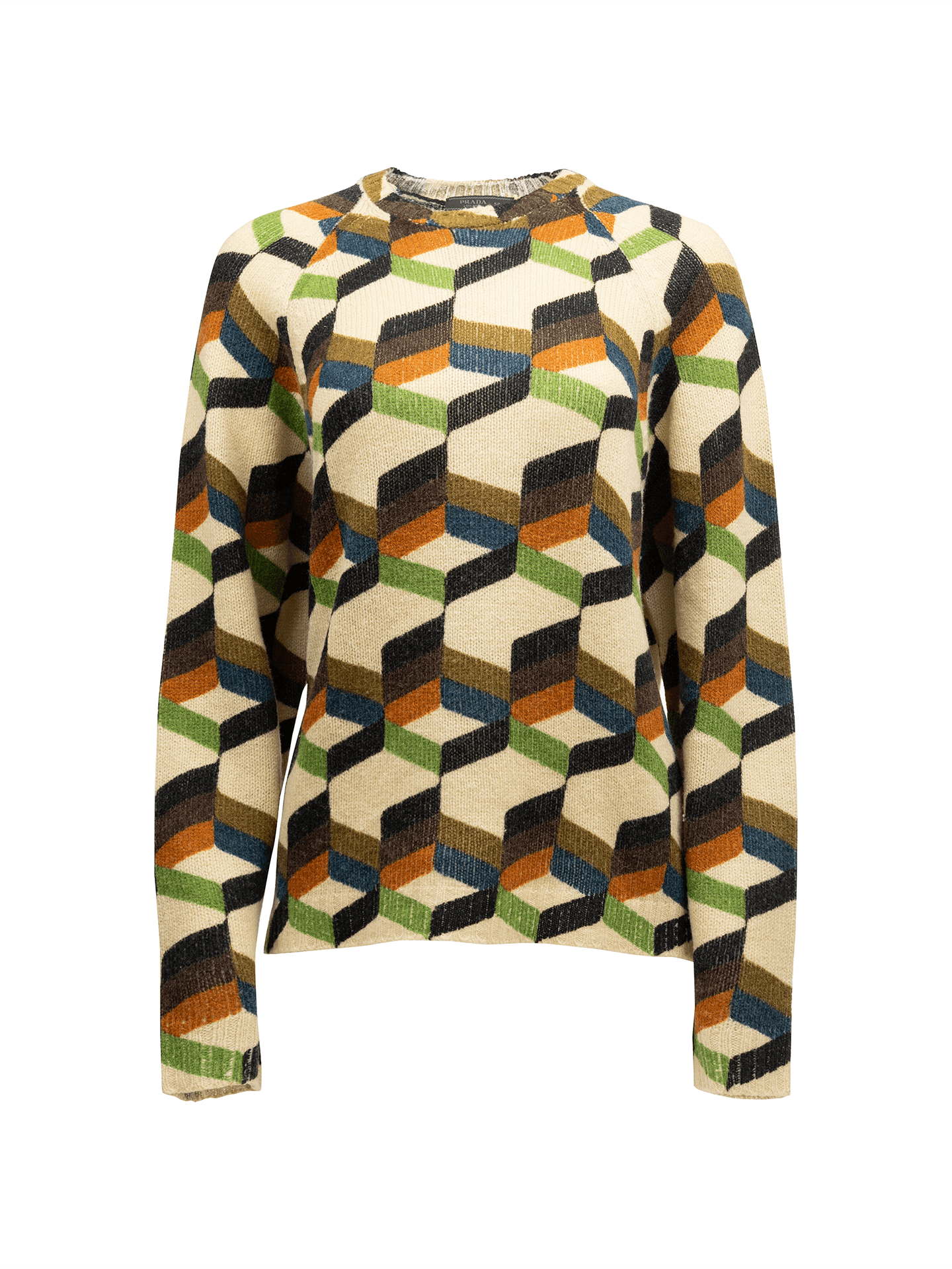 Prada Prada Geometric Fantasy laine sweater Size US M / EU 48-50 / 2 - 1 Thumbnail