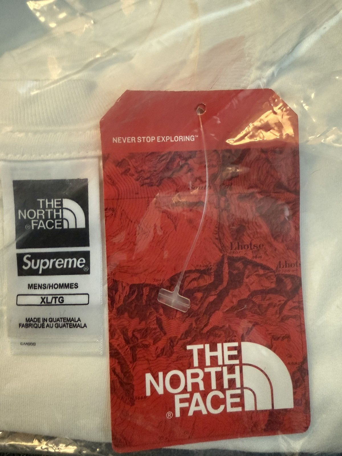 Supreme × The North Face Supreme North Face Metallic Box Logo White Size US XL / EU 56 / 4 - 4 Thumbnail