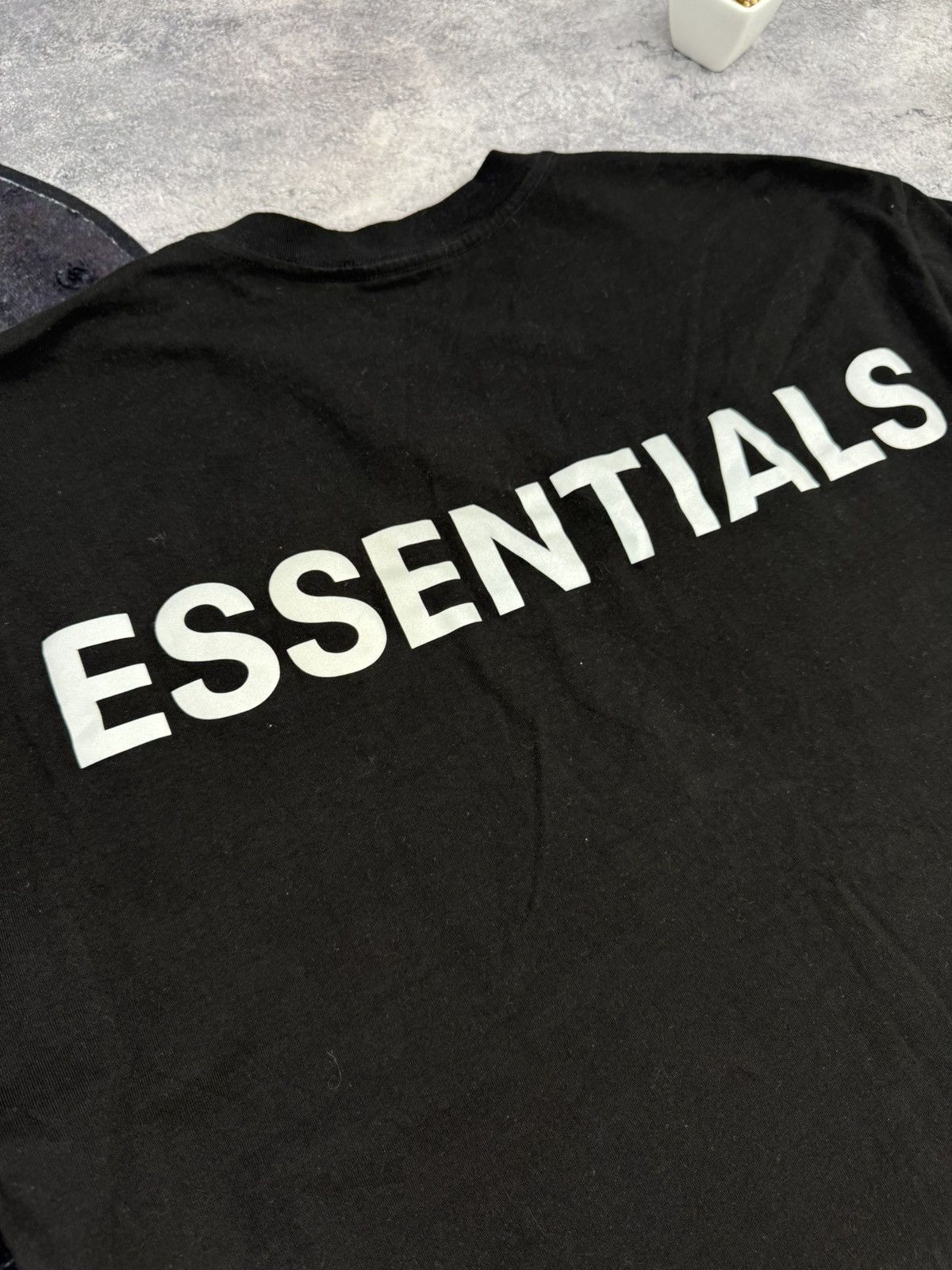 Essentials Fear of God Essentials Big Logo Reflective Oversized T shirt Size US L / EU 52-54 / 3 - 12 Thumbnail