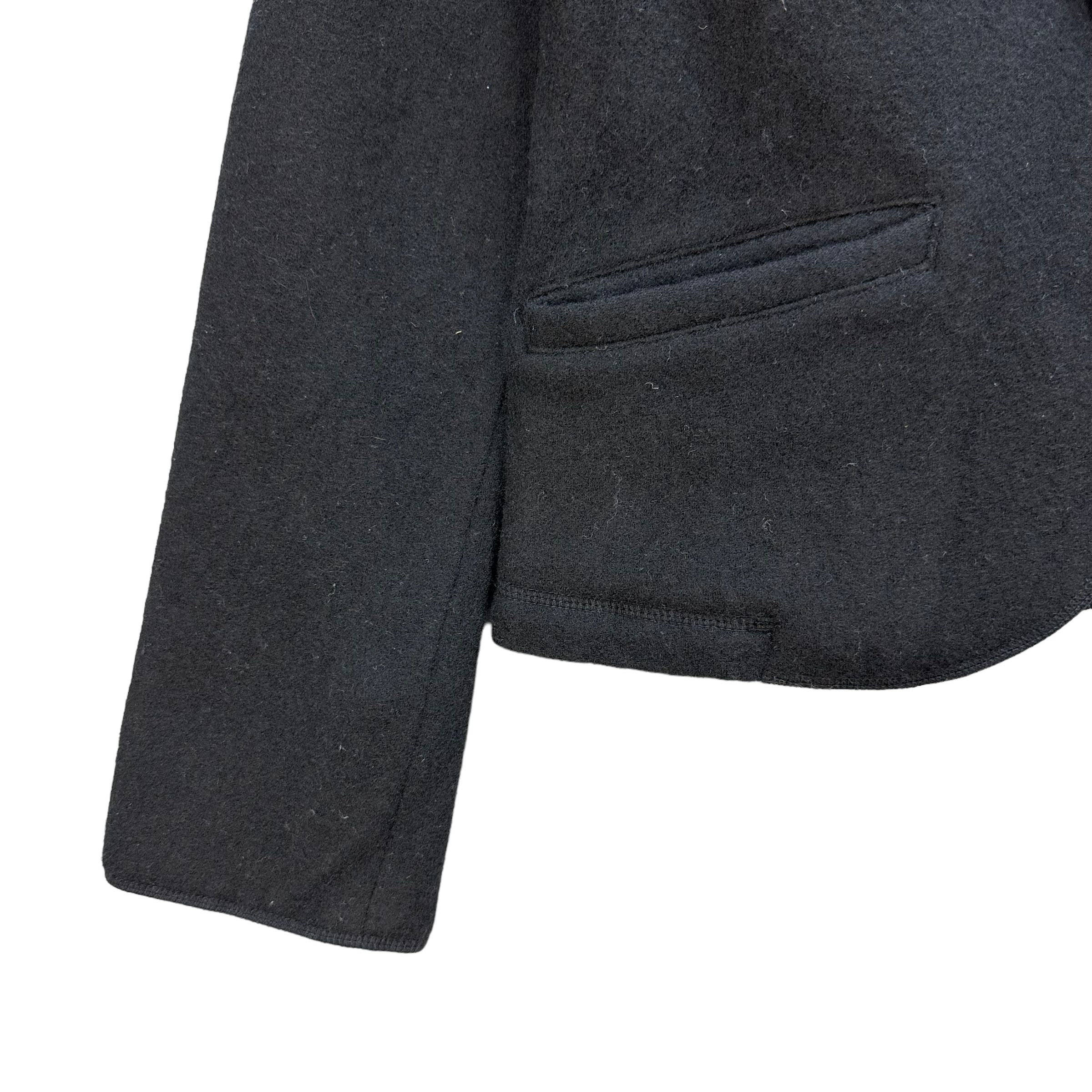 Japanese Brand LATOWA Made in Japan Wool Crop Jacket #A8-0197 Size S / US 4 / IT 40 - 4 Thumbnail