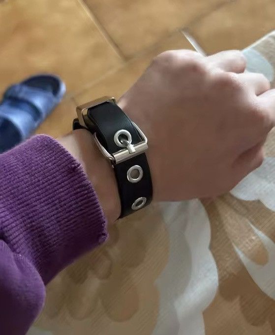 Jewelry Pu Leather Strap Adjustable Bracelet Size ONE SIZE - 5 Thumbnail