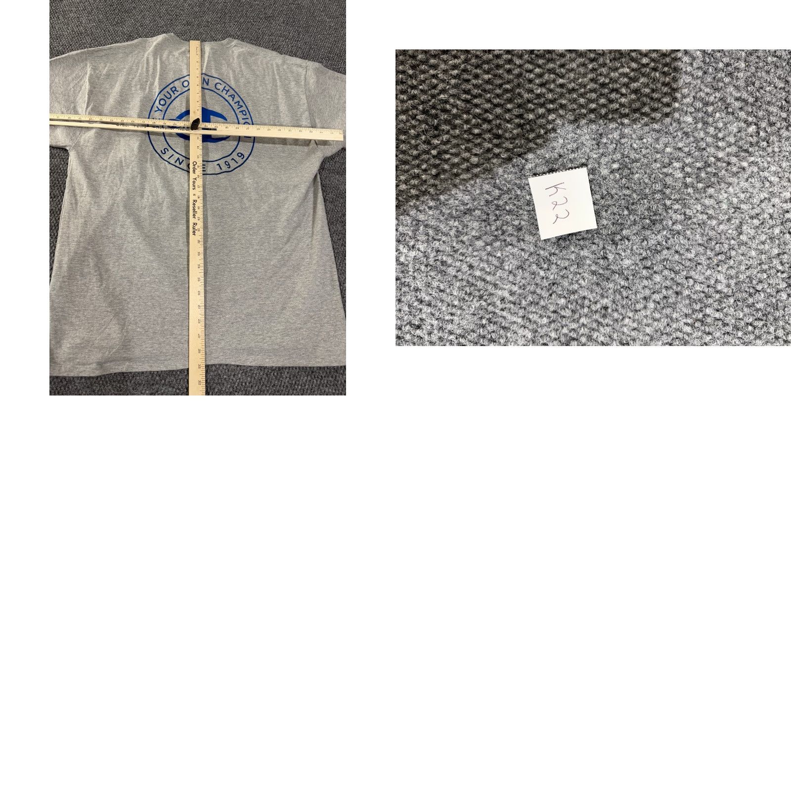 Champion Champion T Shirt Mens 2XL Gray Graphic Logo Short Sleeve Athletic Size US XXL / EU 58 / 5 - 8 Thumbnail