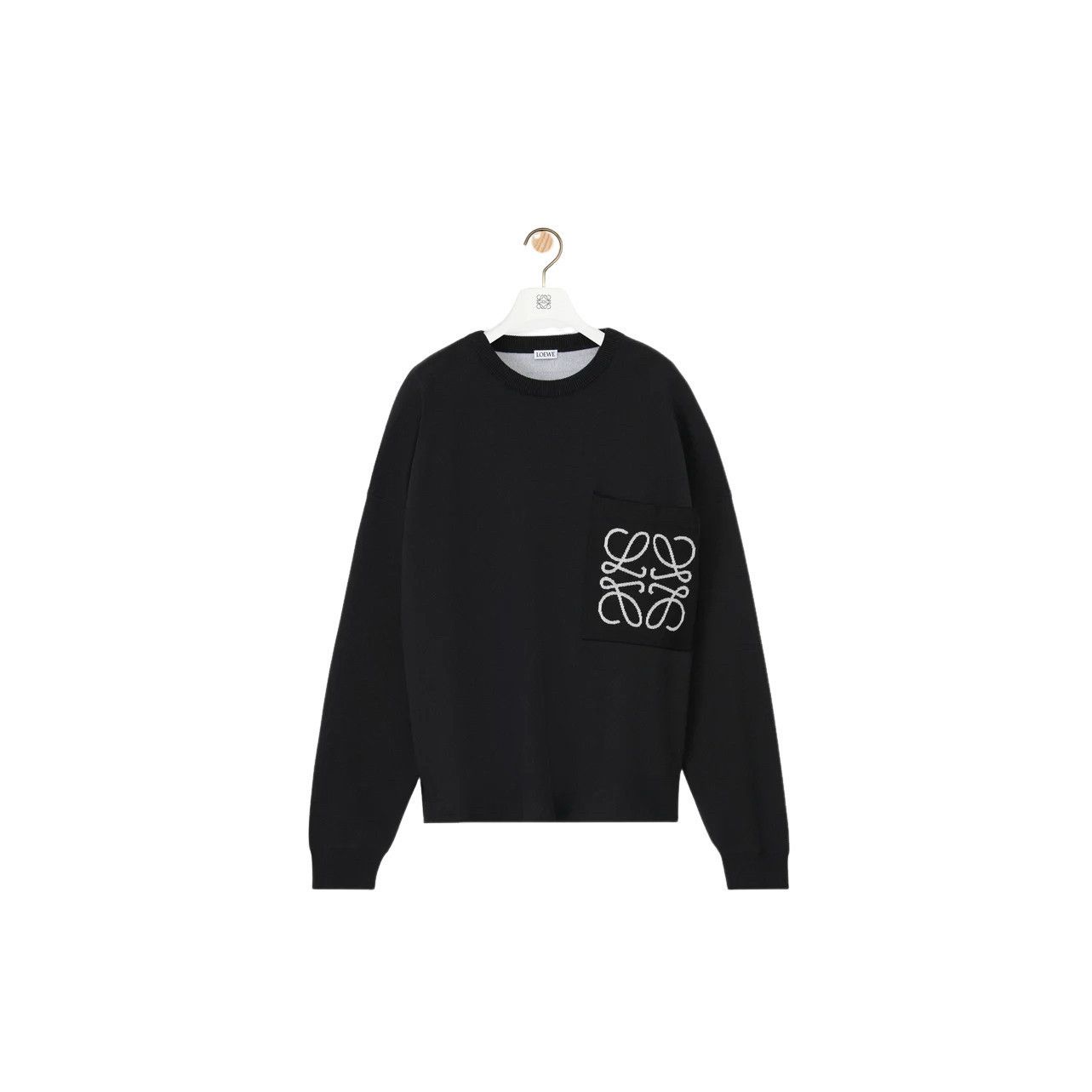 Loewe LOEWE $1650 Black/White Sweater New & Authentic (Men's size: Size US L / EU 52-54 / 3 - 1 Preview
