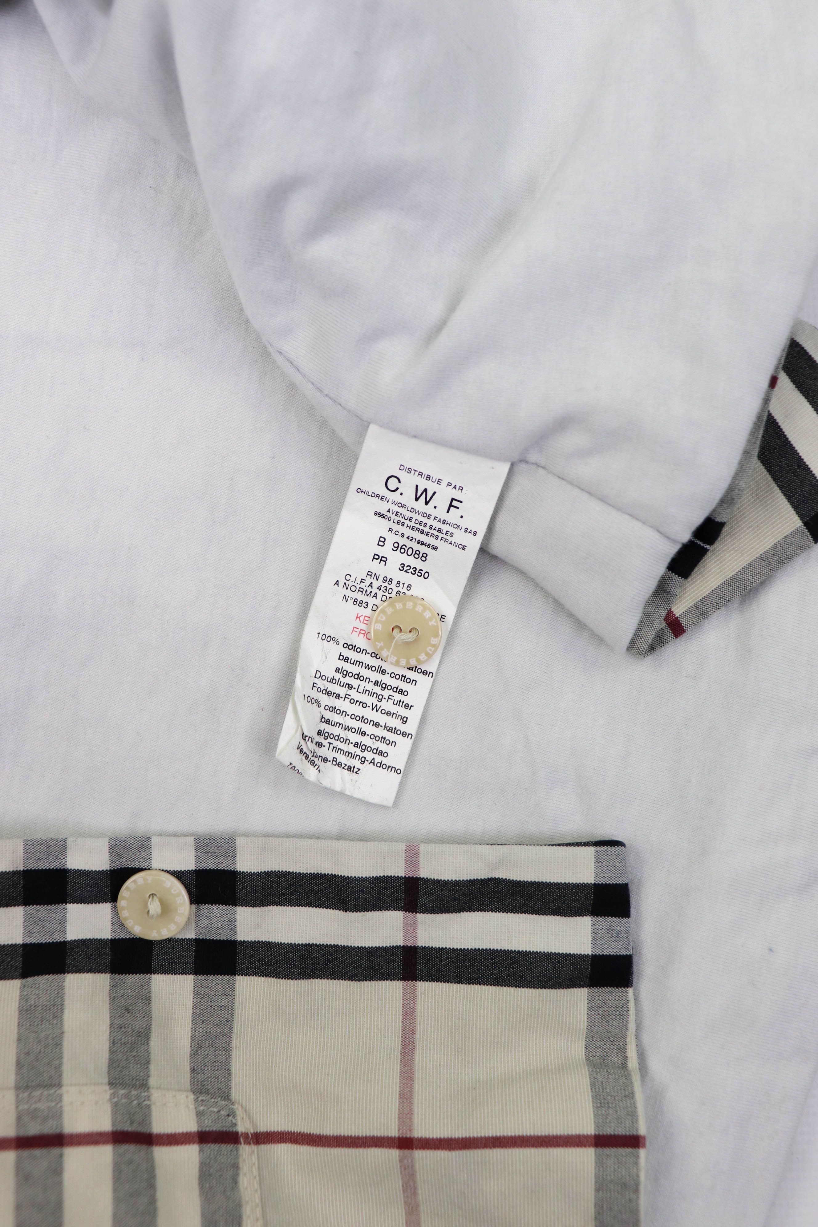 Burberry Burberry Girls Baby 6M Light Beige Checkered Coat Jacket Size XXS / US 00 / IT 34 - 11 Thumbnail
