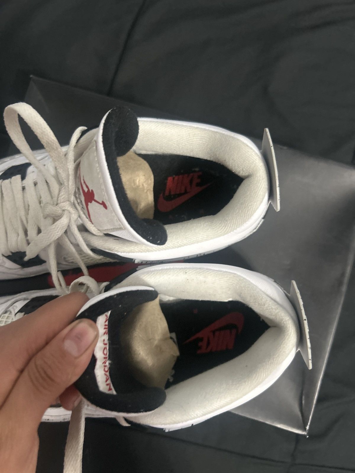 Jordan Brand Air Jordan 4 retro 2016 White Cement Size US 10.5 / EU 43-44 - 6 Thumbnail