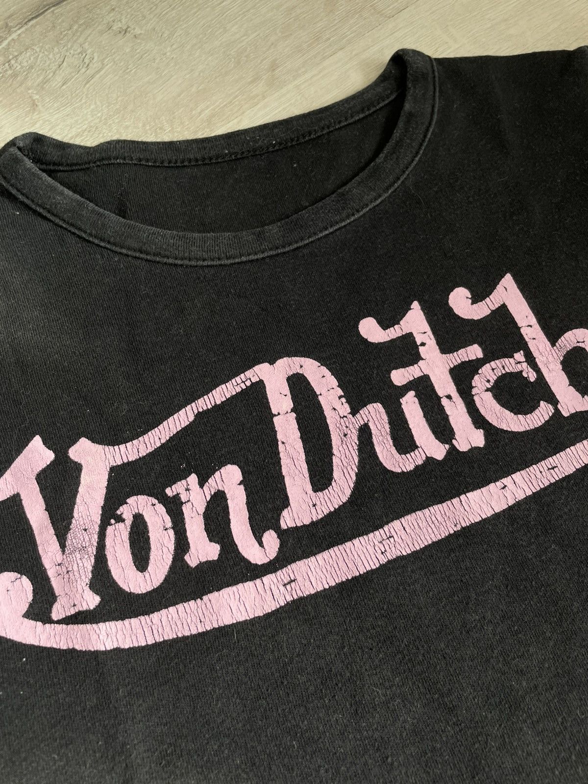 Japanese Brand Vintage Y2k Faded Von Dutch Big Logo Tank Top 00s Tee Size M / US 6-8 / IT 42-44 - 6 Thumbnail