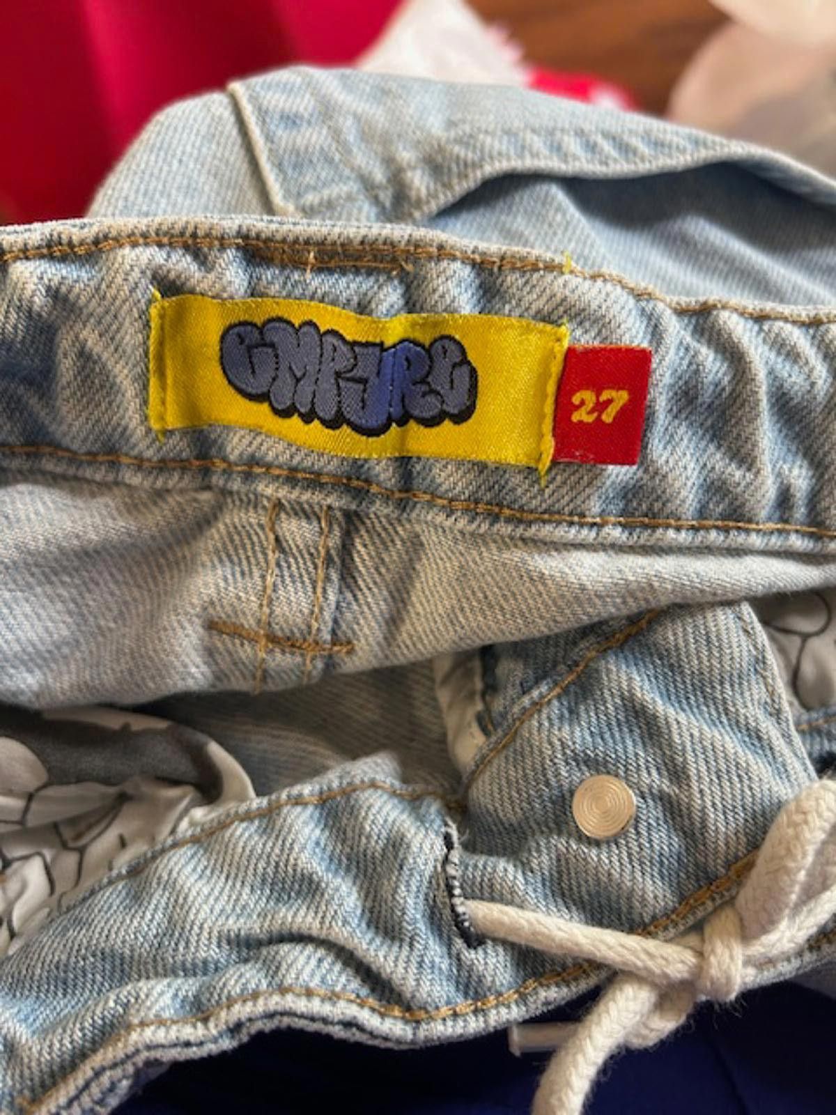 Empyre Empyre Light Blue Denim Jeans with Frayed Hem Size US 32 / EU 48 - 2 Thumbnail
