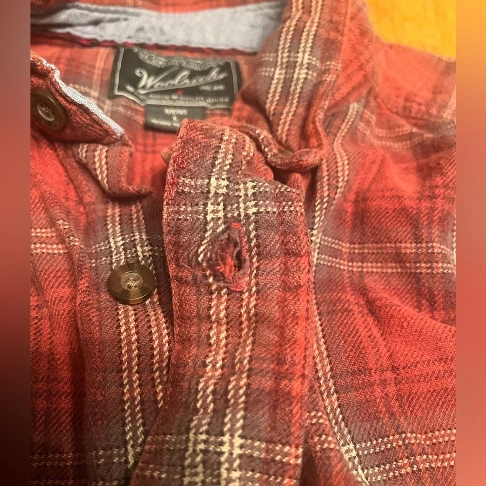 Woolrich Woolen Mills Woolrich flannel button down shirt, size Large Size US L / EU 52-54 / 3 - 5 Thumbnail
