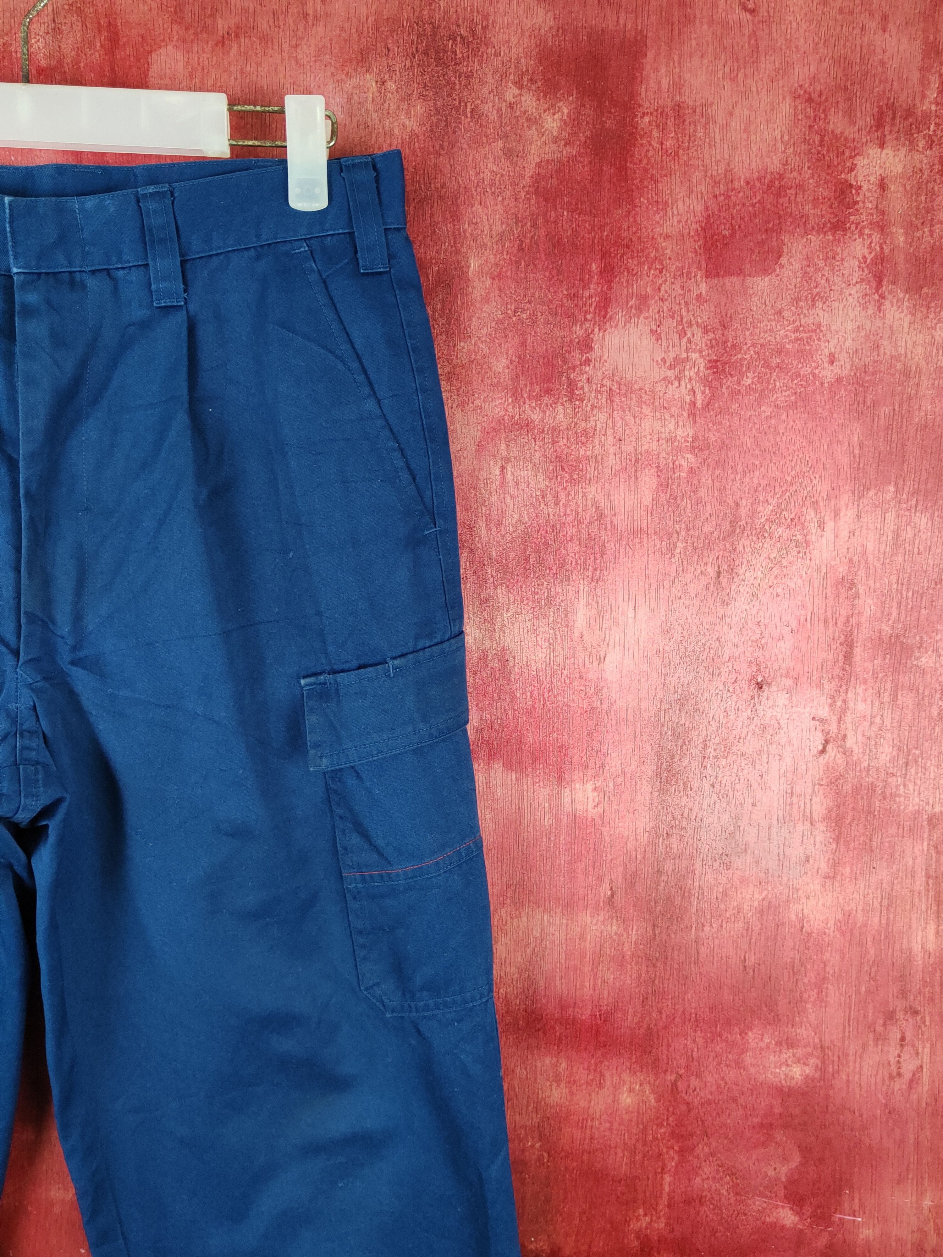 Japanese Brand Kansai Blue Multipocket Tactical Cargo Pants #S1816 Size US 30 / EU 46 - 6 Thumbnail