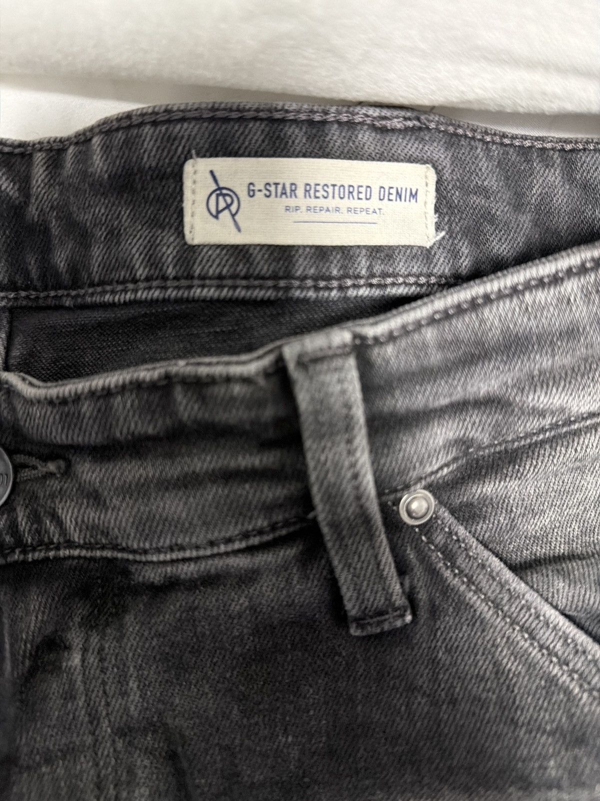 G-Star G-Star Black Denim 3D Slim Size US 34 / EU 50 - 3 Thumbnail