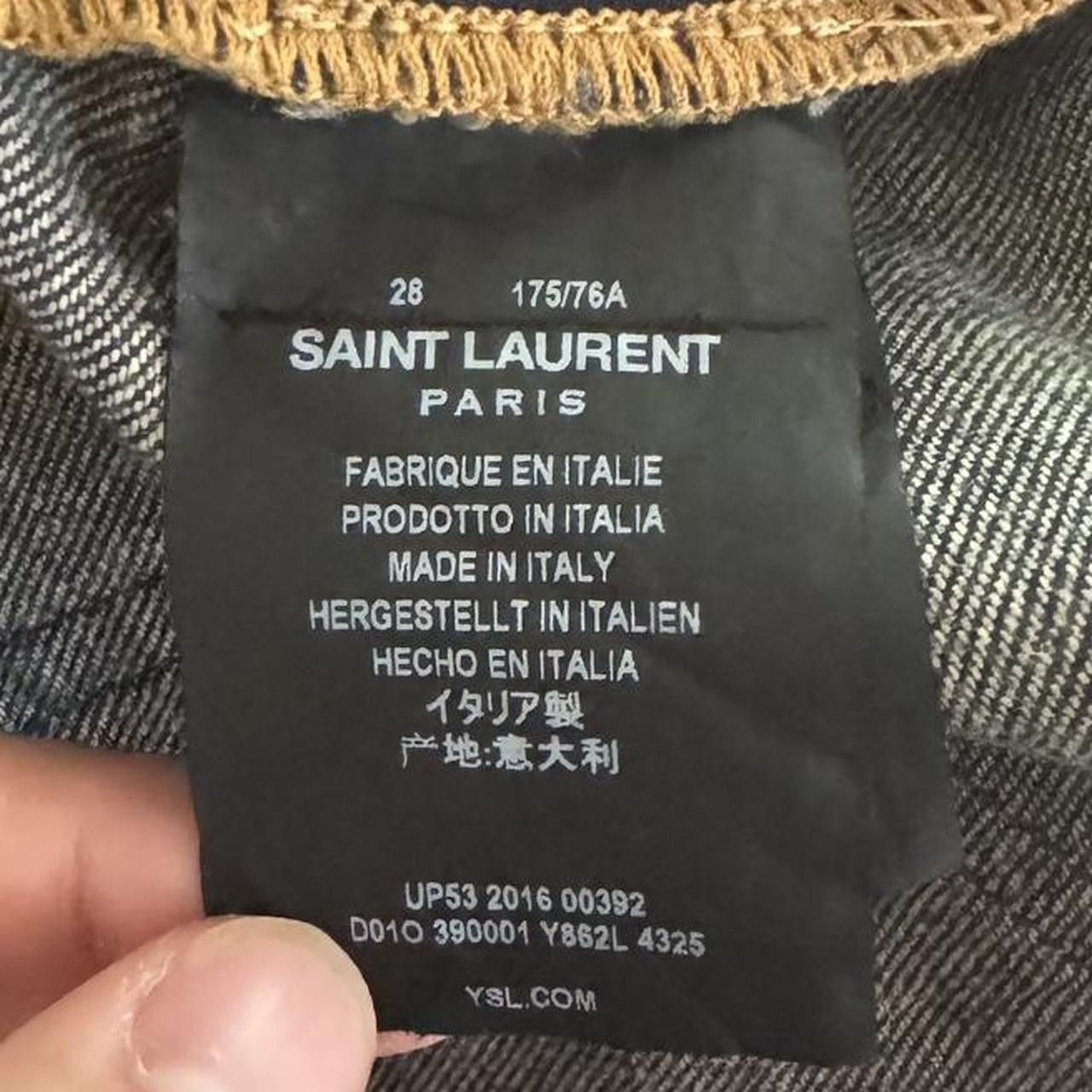 Saint Laurent Paris Saint Laurent Paris D02 SS16 Indigo Size 28 Hedi Slimane Era Size US 28 / EU 44 - 5 Thumbnail