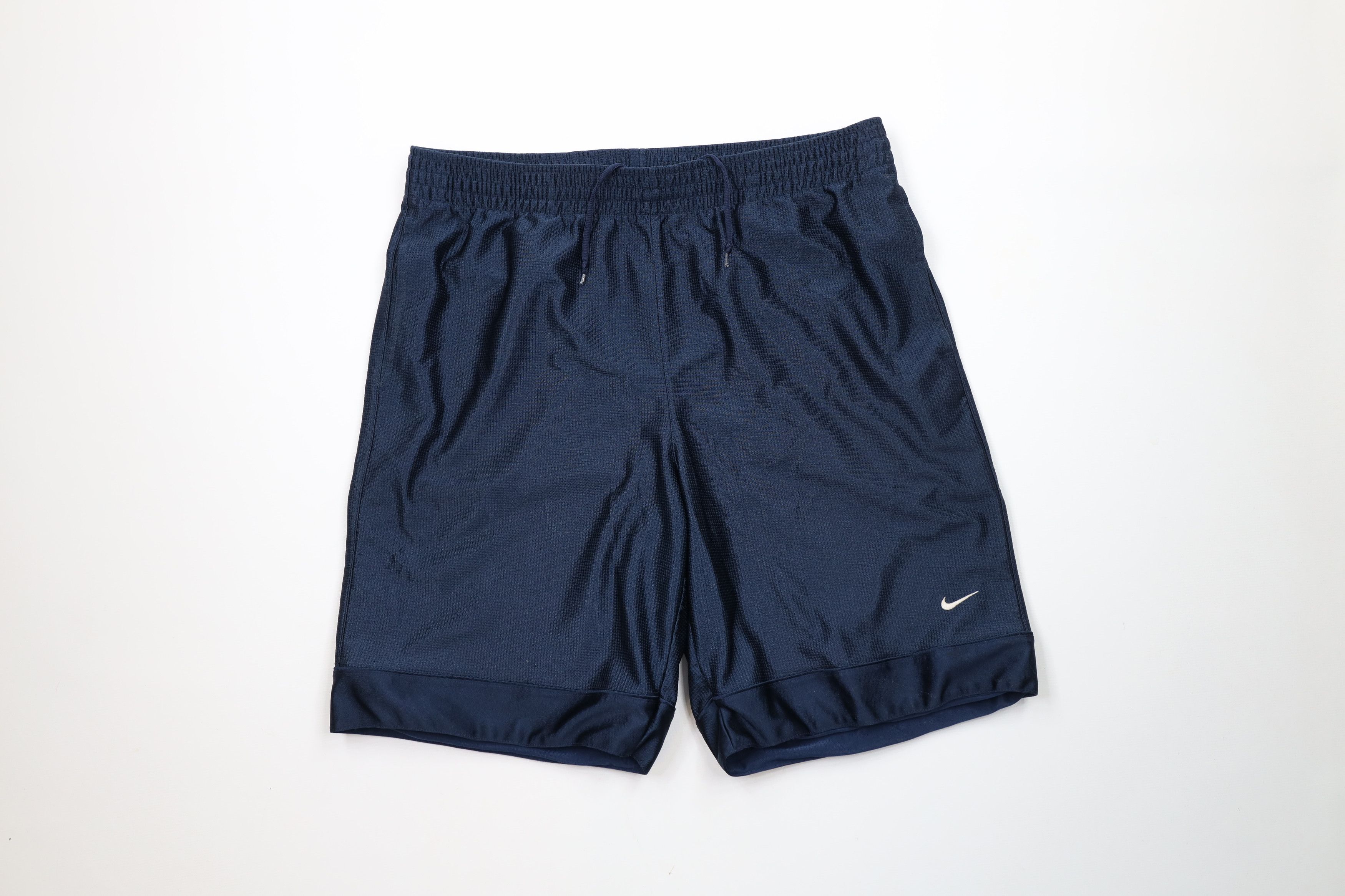 Nike × Vintage Vintage 90s Y2K Nike Scott Mini Swoosh Basketball Shorts Size US 34 / EU 50 - 1 Thumbnail