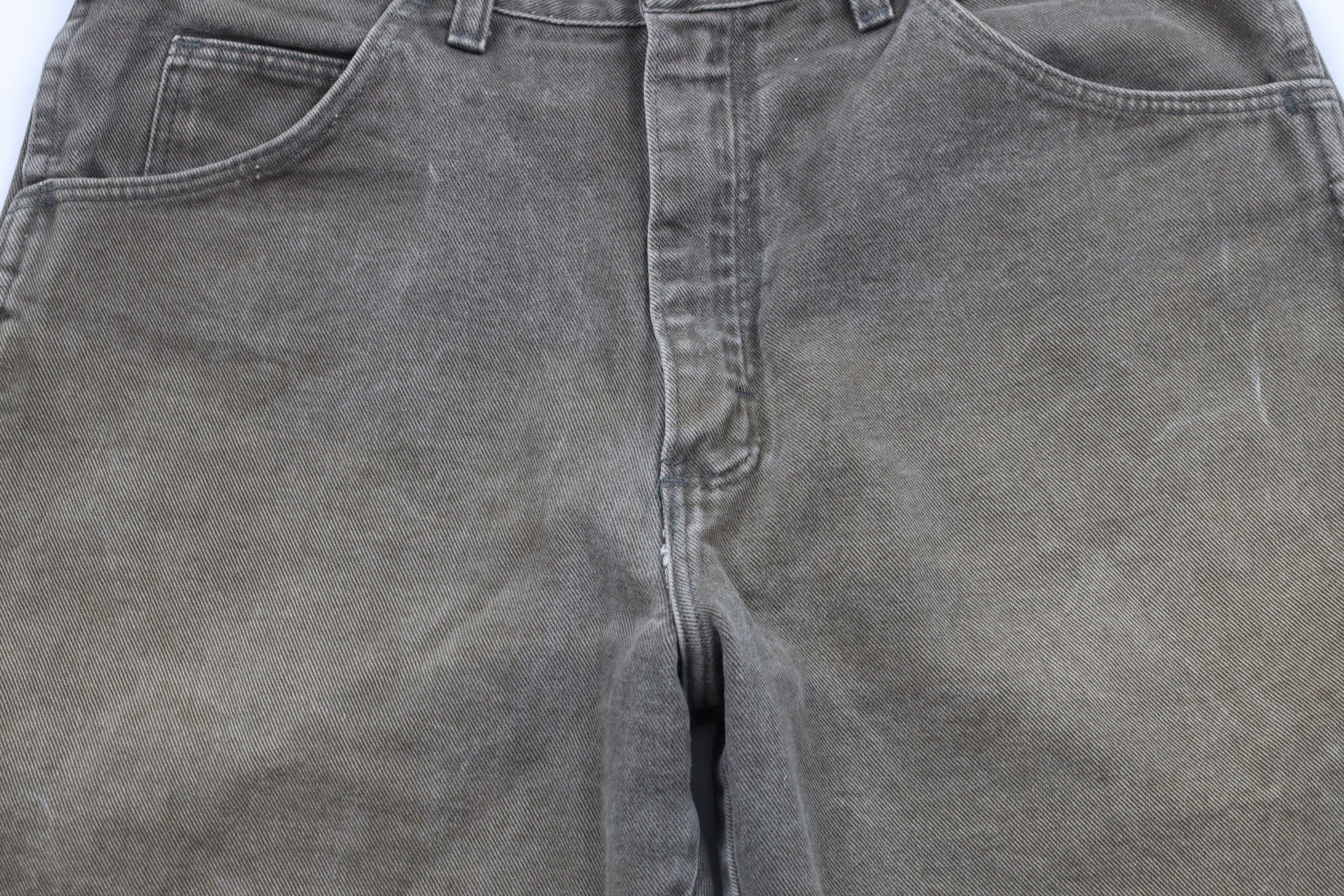 Vintage × Wrangler Vintage 90s Wrangler Jean Shorts Jorts Green Cotton USA Size US 32 / EU 48 - 3 Thumbnail
