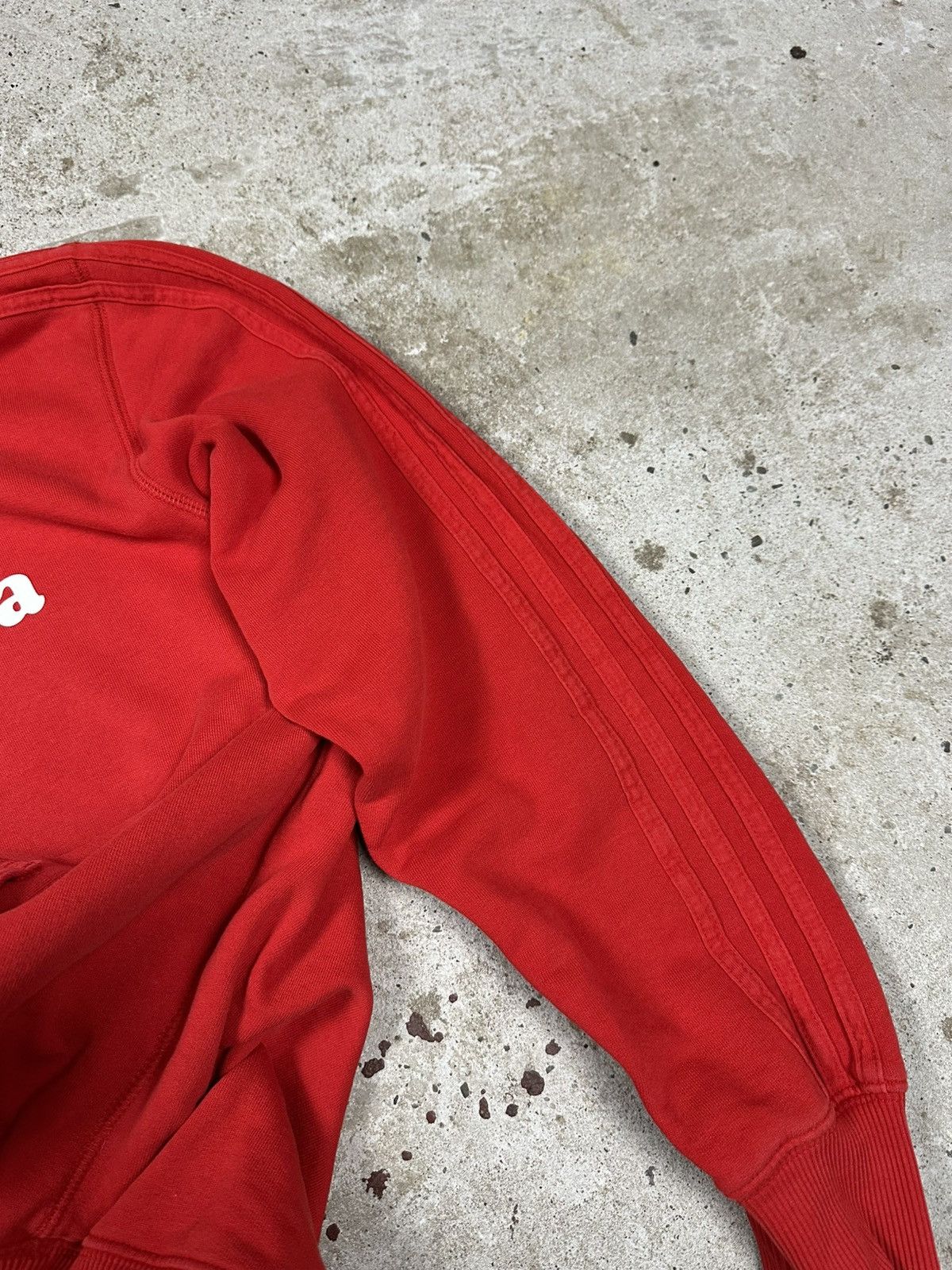 Adidas × Japanese Brand × Vintage Vintage Y2K Adidas Osaka Japan Red Hoodie Sweatshirt Size US S / EU 44-46 / 1 - 9 Thumbnail