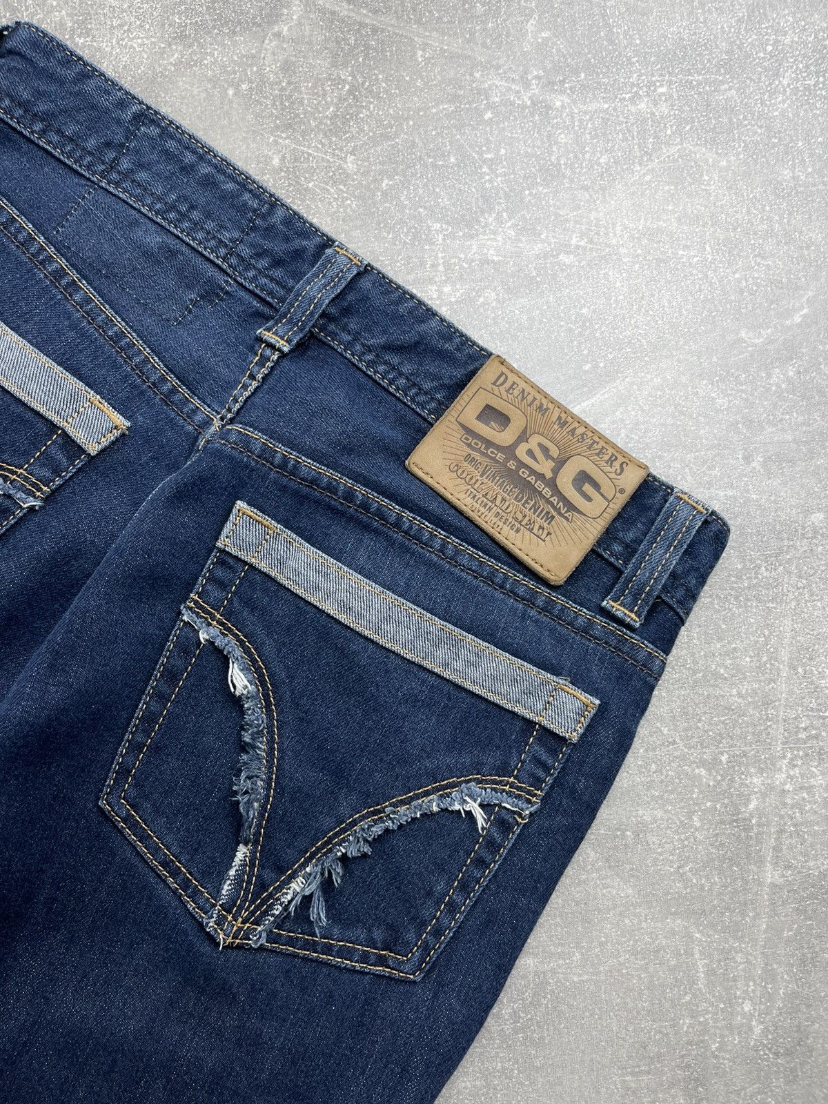 Dolce & Gabbana Dolce & Gabbana D&G Power Straight Slim Denim Jeans Vintage Size US 31 - 5 Thumbnail