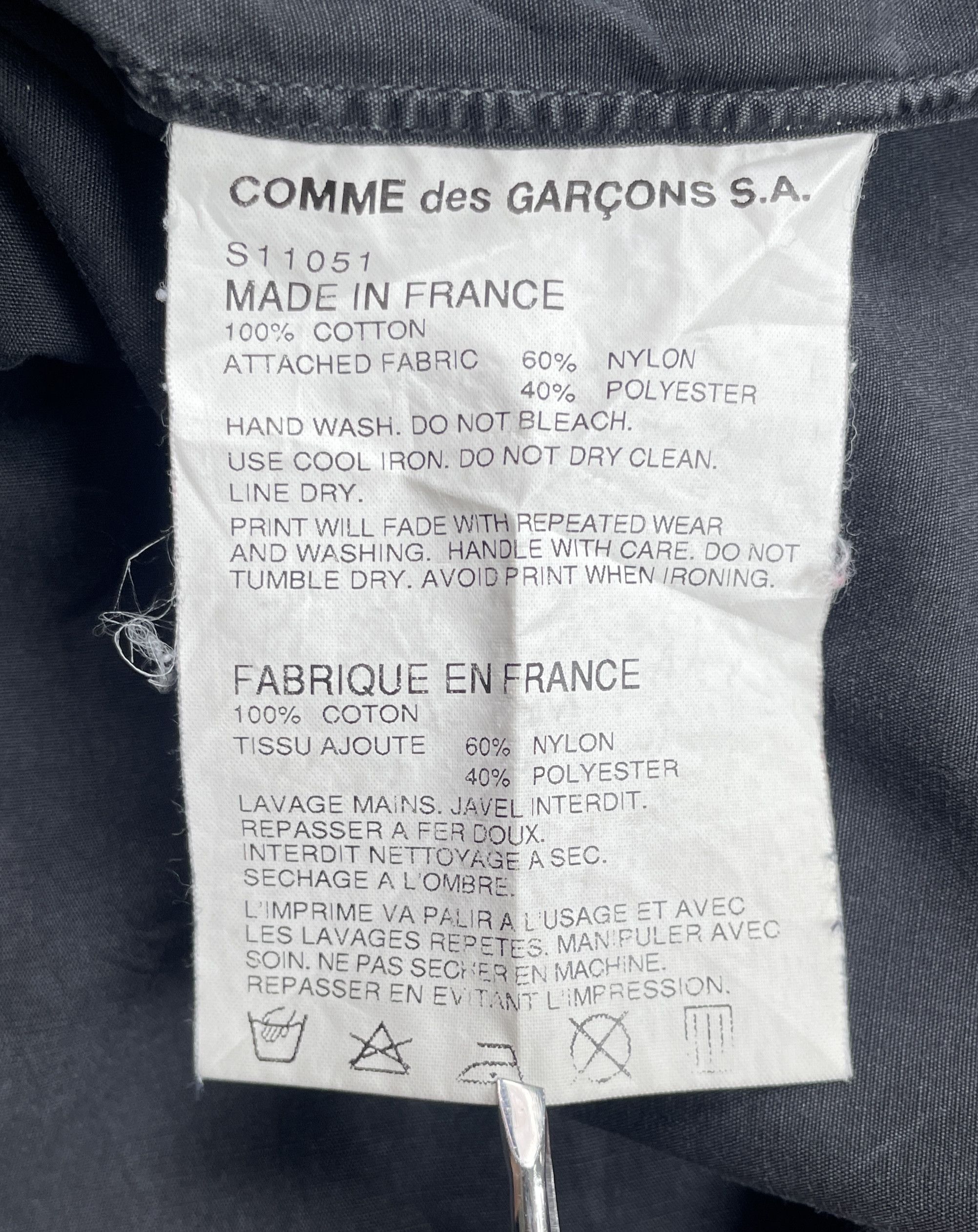Comme des Garcons COMME des GARCONS SHIRT Two Fabric Shirt Size US S / EU 44-46 / 1 - 8 Thumbnail