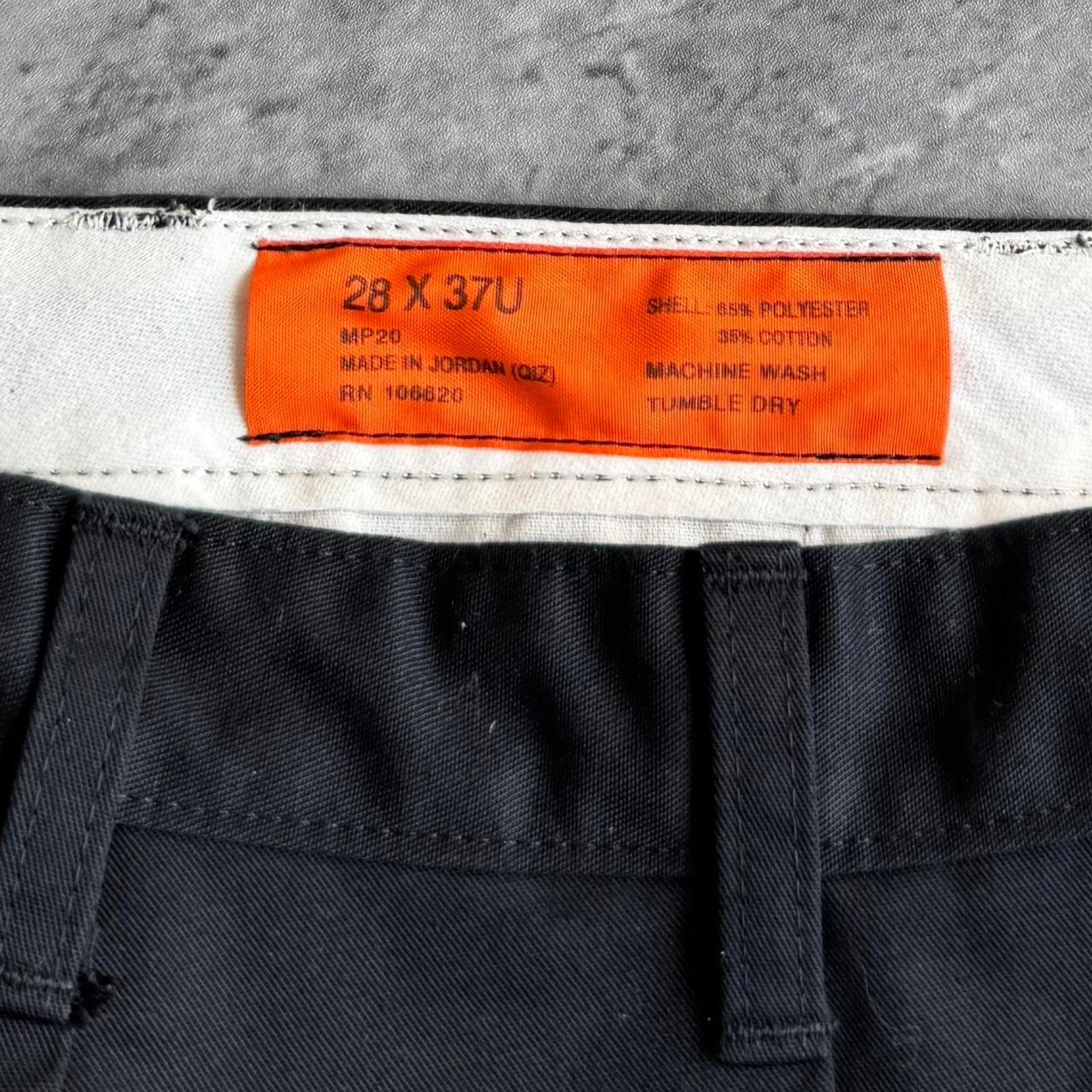 Japanese Brand × Playboi Carti × Vintage Vintage Y2K Tonal Black Grunge Opium Casual Chino Pants Size US 26 / EU 42 - 3 Thumbnail