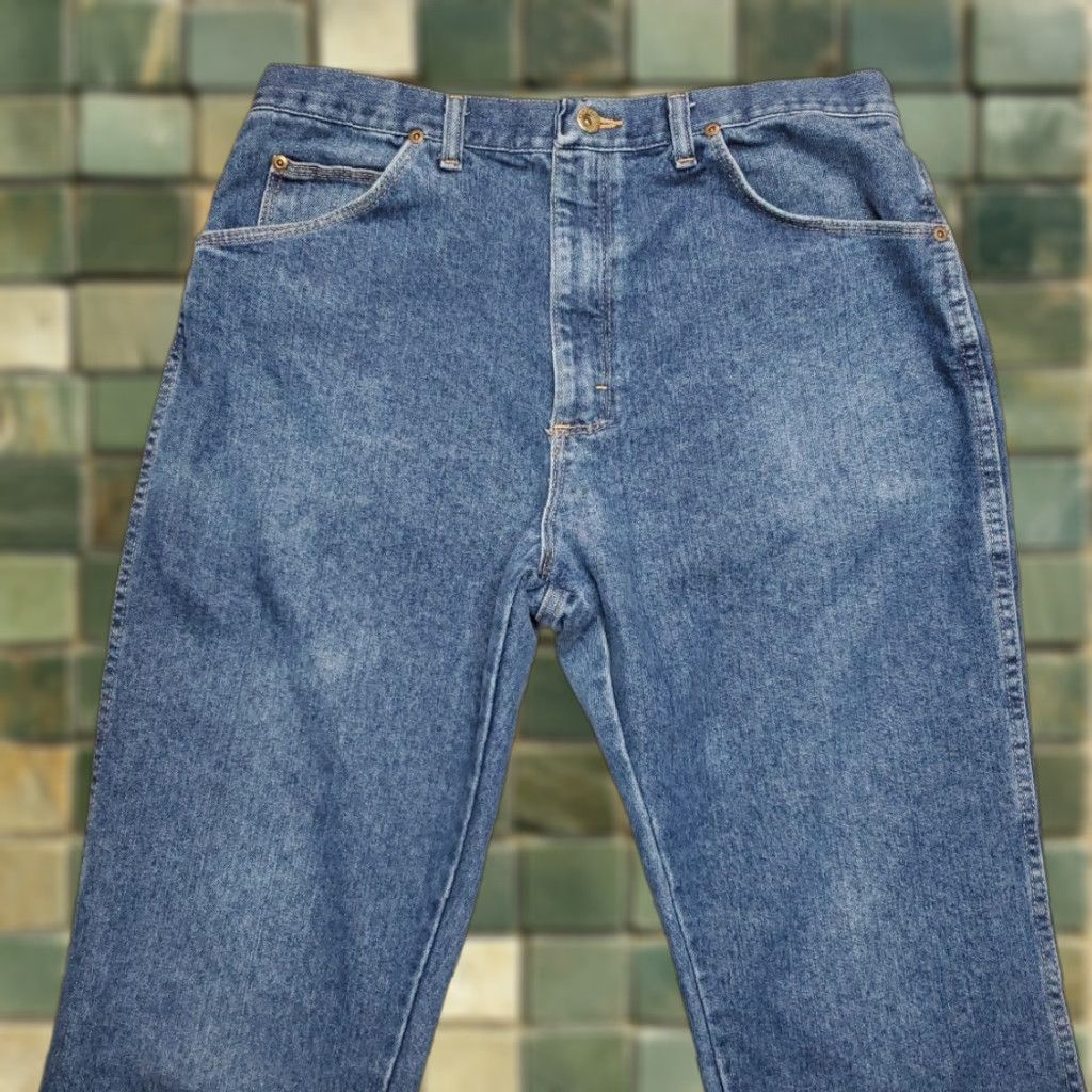 Vintage VINTAGE Sportscraft Jeans Mens 36x34 Blue Denim 90s Made in USA Casual Pants Size US 36 / EU 52 - 1 Thumbnail