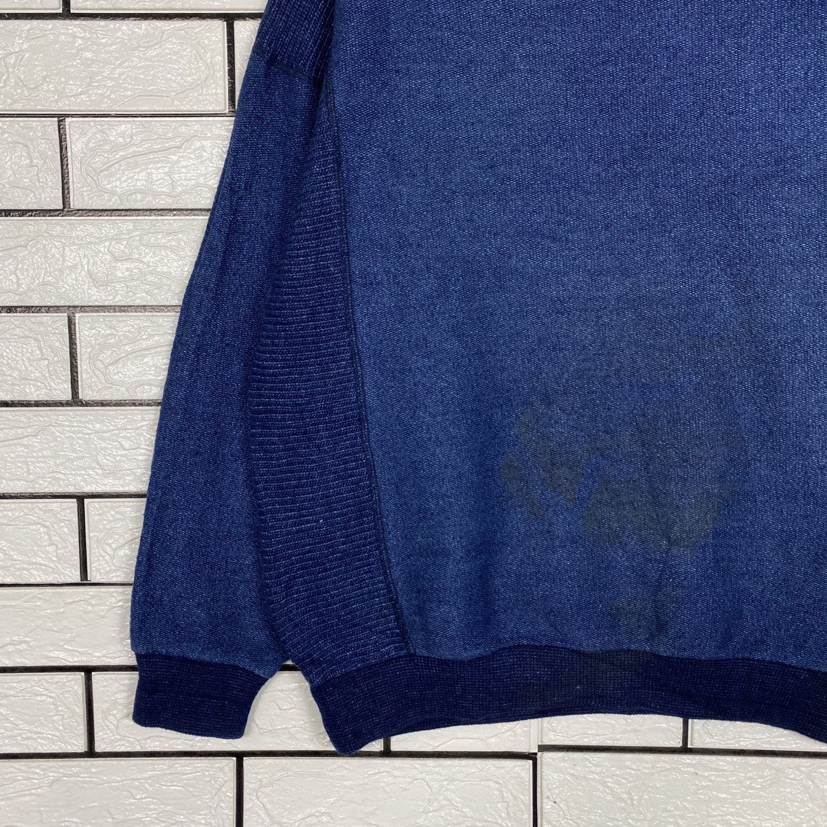 Indigo Vintage Sweatshirt Jantzen Indigoblue Pure Indigo Dyed Size US L / EU 52-54 / 3 - 5 Thumbnail