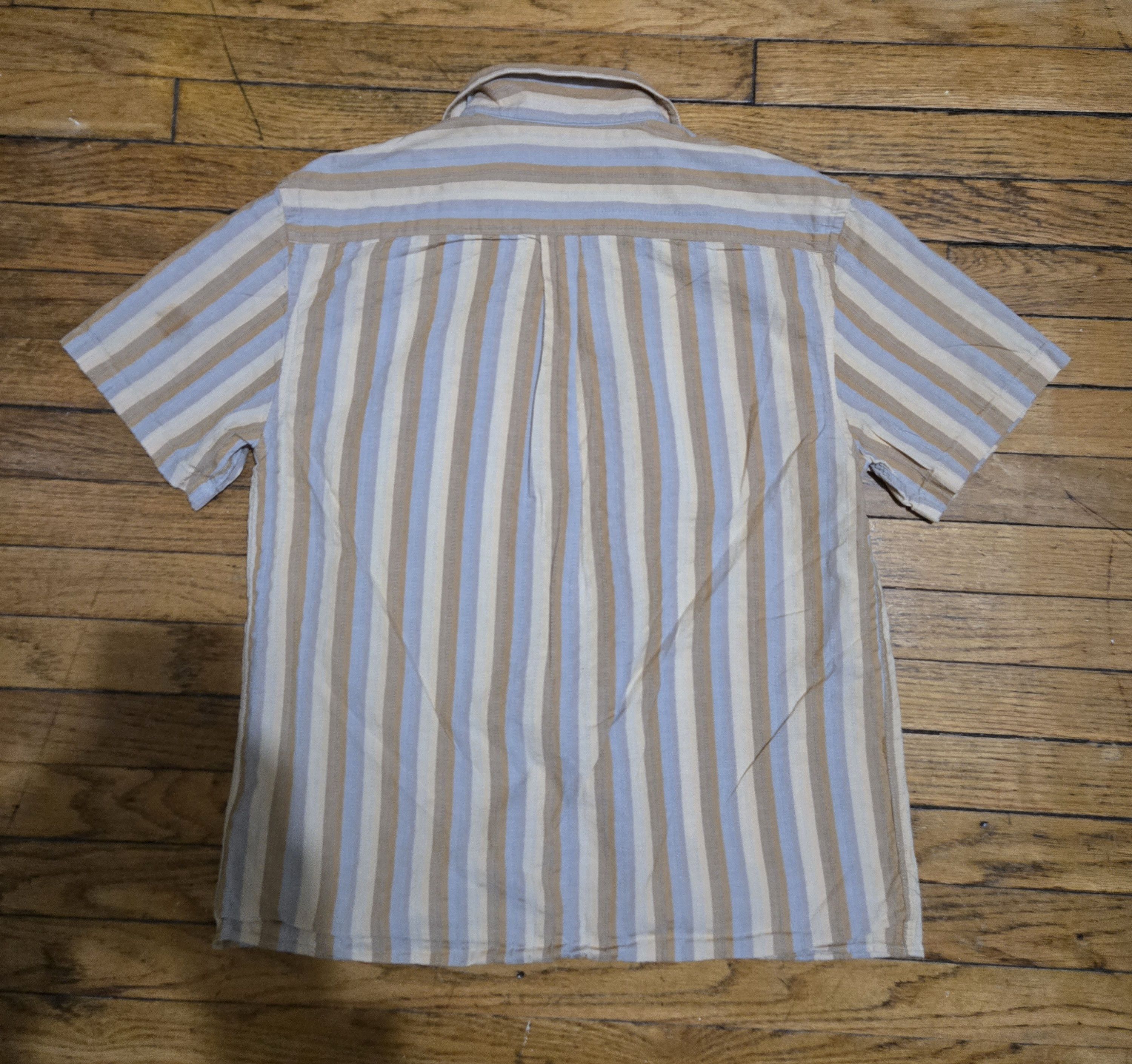foret Foret S SS24 Otter Seersucker Short Sleeve Button Up Shirt Size US S / EU 44-46 / 1 - 4 Thumbnail