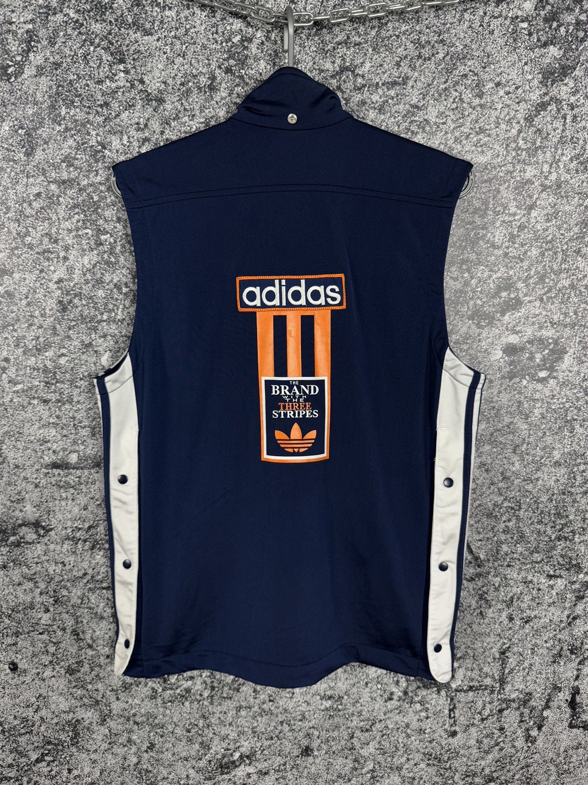 Adidas Adidas Vintage Zip Up Vest The Brand With The Three Stripes Size US S / EU 44-46 / 1 - 9 Thumbnail