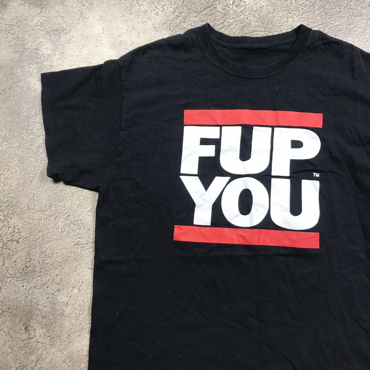 Vintage Vintage Y2K Faded Graphic Slogan Tee Streetwear Skate Slim L Size US L / EU 52-54 / 3 - 2 Thumbnail