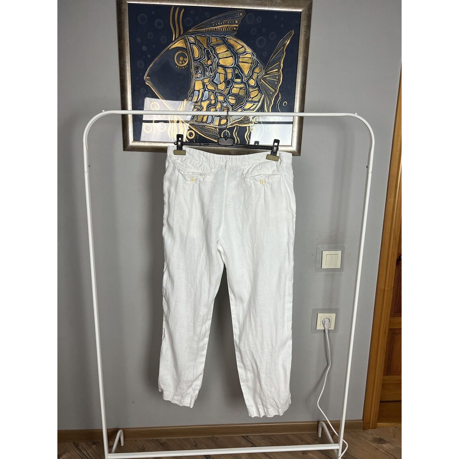 Etro Etro Old Money Style White Linen Relaxed Fit Pants Size 52 Size US 36 / EU 52 - 9 Thumbnail