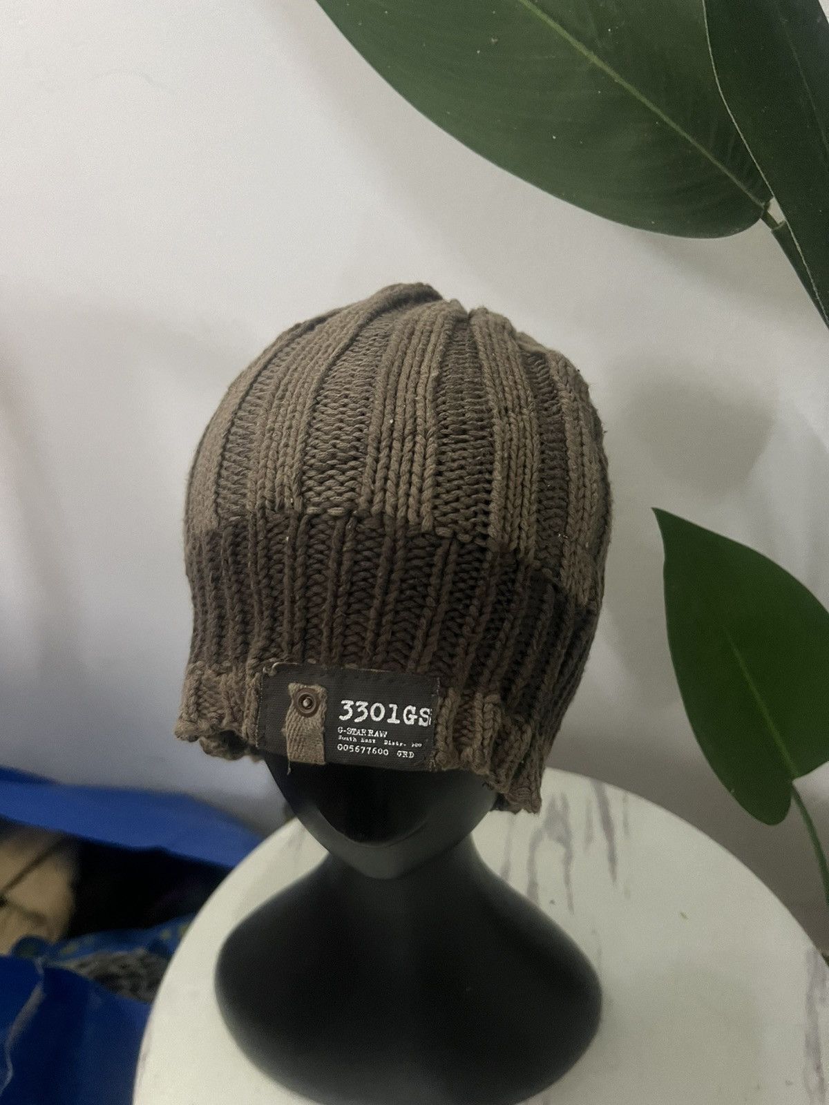 Japanese Brand × Vintage VINTAGE G-STAR RAW BEANIE HAT Size ONE SIZE - 2 Thumbnail