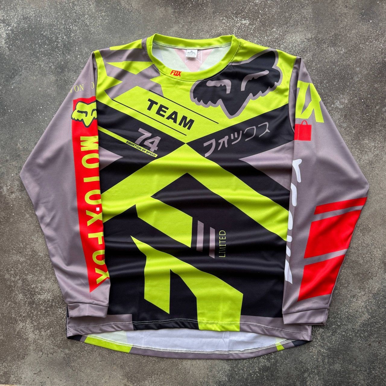 20471120 Fox Racing Motocross Racing Y2K Jersey Size US XL / EU 56 / 4 - 1 Thumbnail