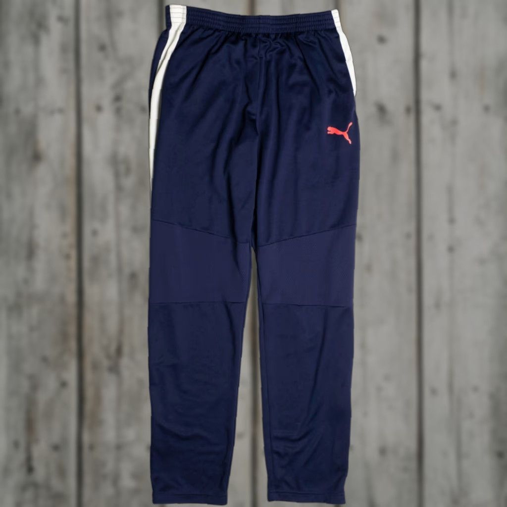 Puma VINTAGE Puma Track Pants Dark Blue Medium Retro Athletic Sportswear Puma Track Pants Medium Dark Blue Retro Athletic Sportswear Mens/Womens Size US 31 - 1 Thumbnail