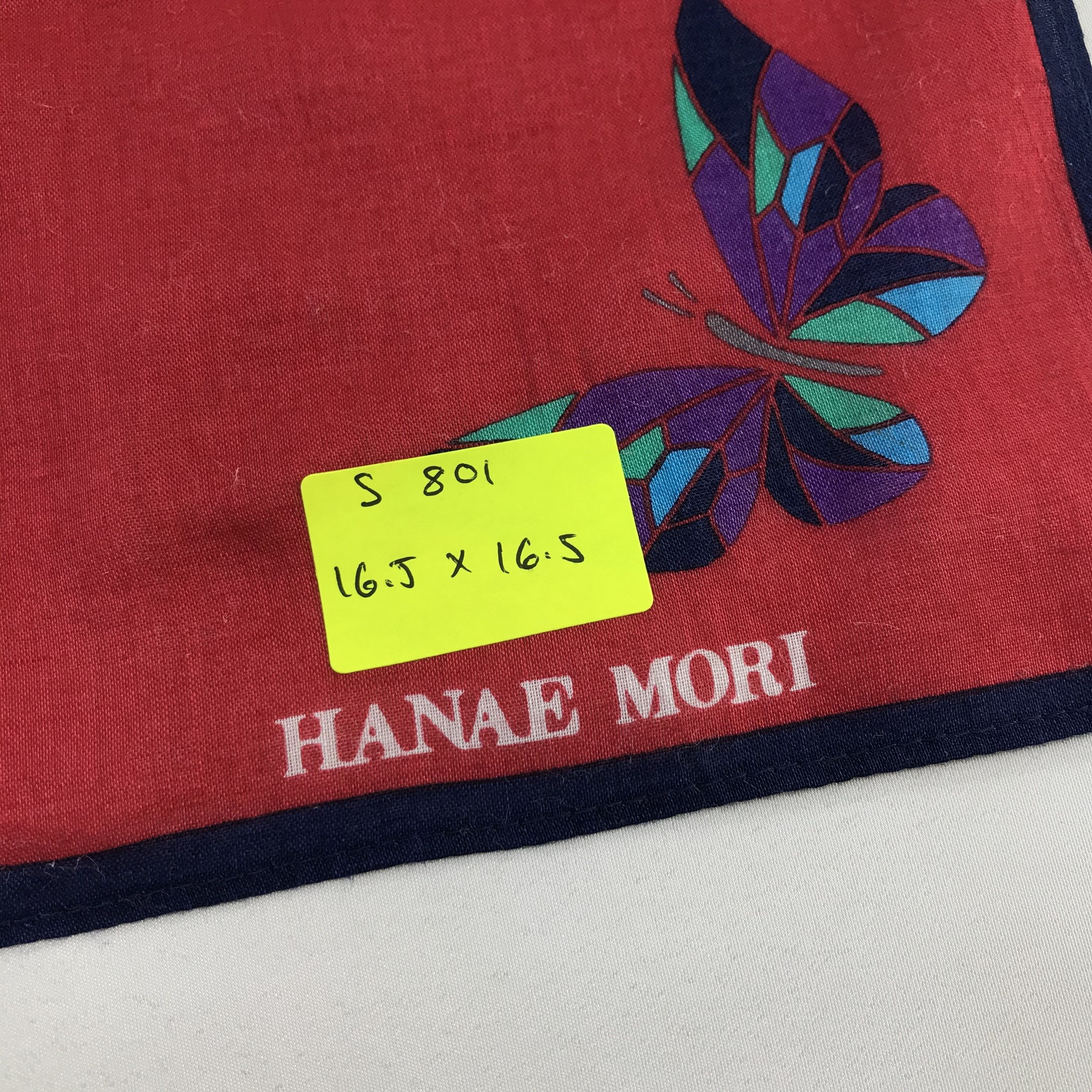 Hanae Mori × Vintage Hanae Mori Bandana / Handkerchief / Neckerchief - S801 Size ONE SIZE - 5 Thumbnail
